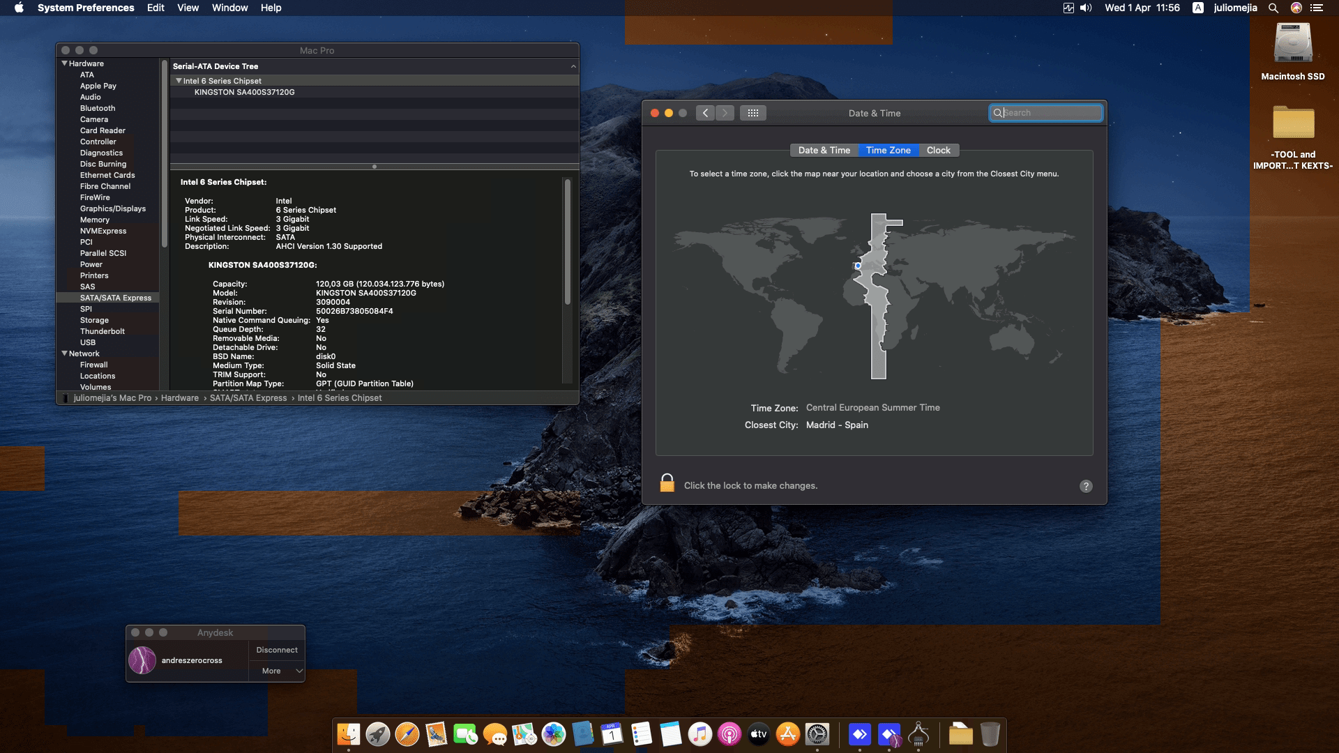Gigabyte H61M DS2 + Intel Core i3 2100 + Nvidia GT 720 6
