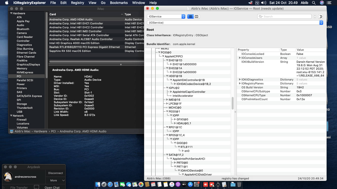 Gigabyte H61M DS2 + Intel Core i7 3770 + Sapphire RX 550 2nd   OpenCore 9