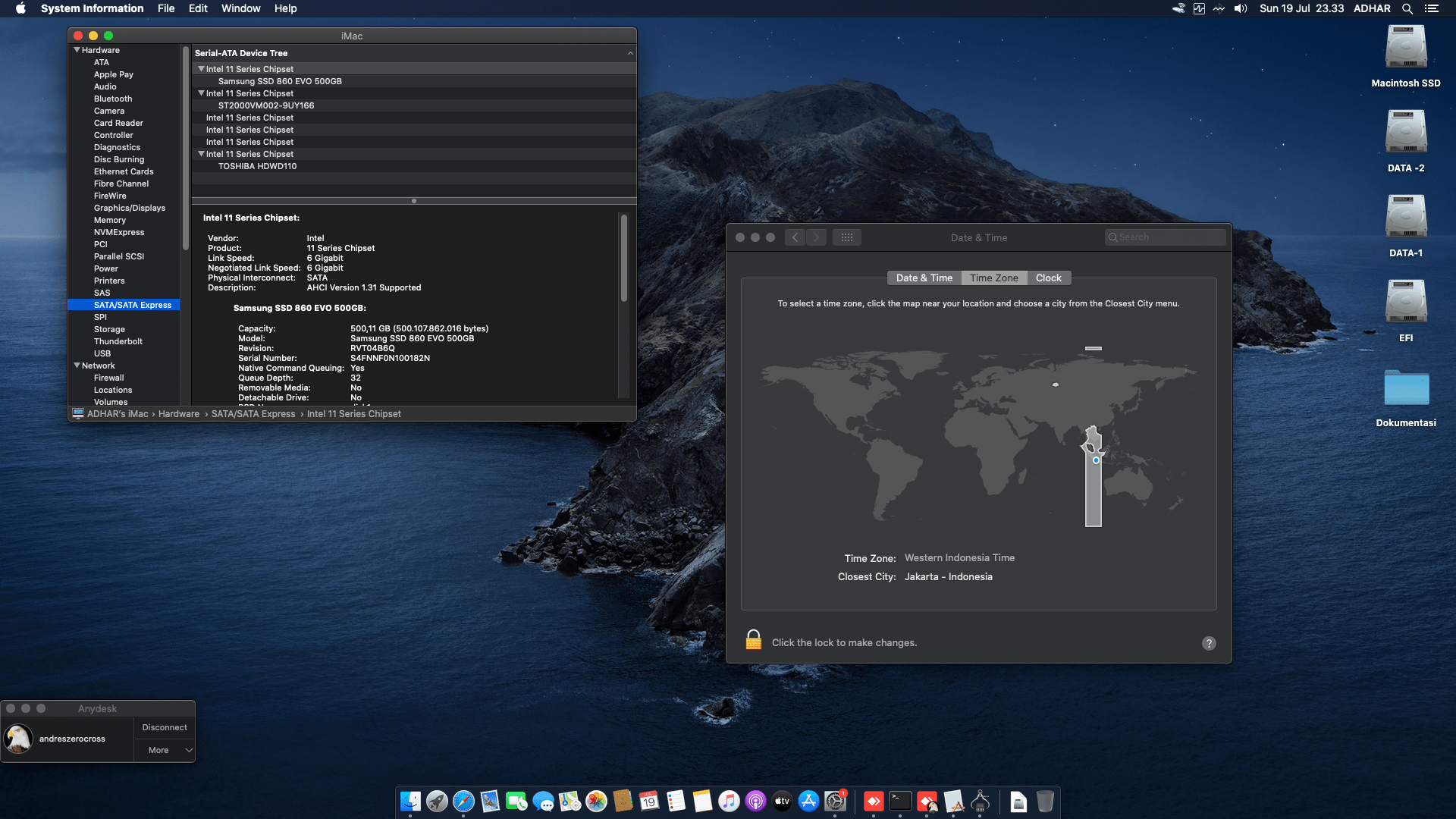 Gigabyte Z390 Aorus Ultra + Intel Core i7 8700 + Asrock Radeon RX 5500XT 5