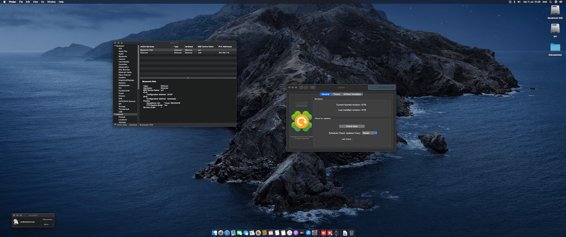 Gigabyte Z390 Aorus Ultra + Intel Core i9 9900K + PowerColor RX Vega 56 8