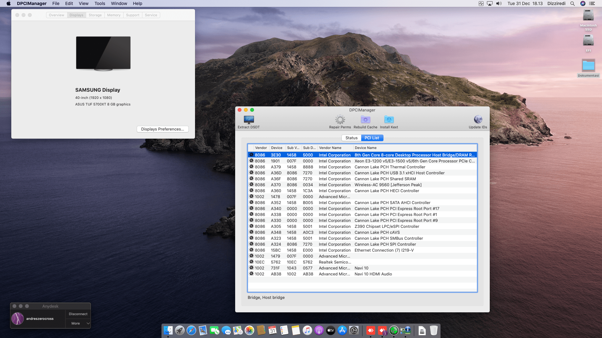 Gigabyte Z390 Aorus Ultra + Intel Core i9 9900KF + Asus TUF 5700XT 2