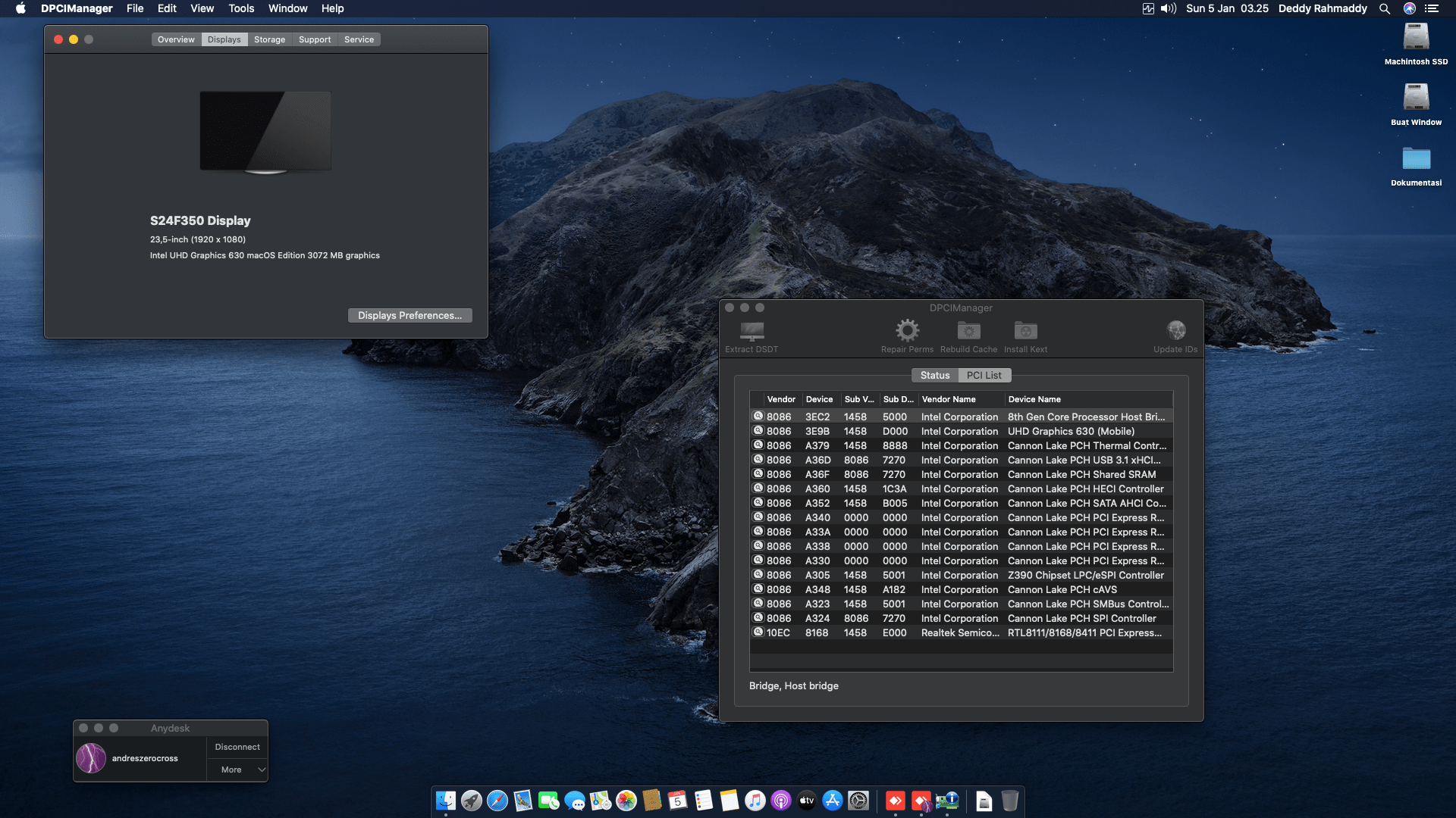 Gigabyte Z390 UD + Intel Core i5 9400 2