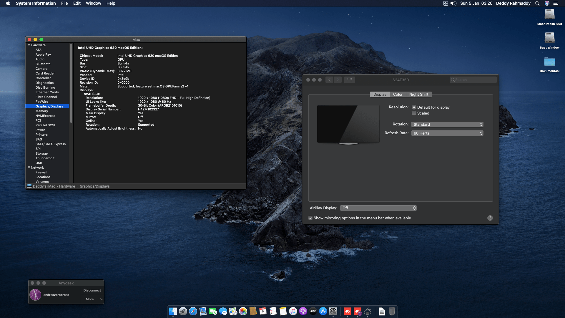 Gigabyte Z390 UD + Intel Core i5 9400 4