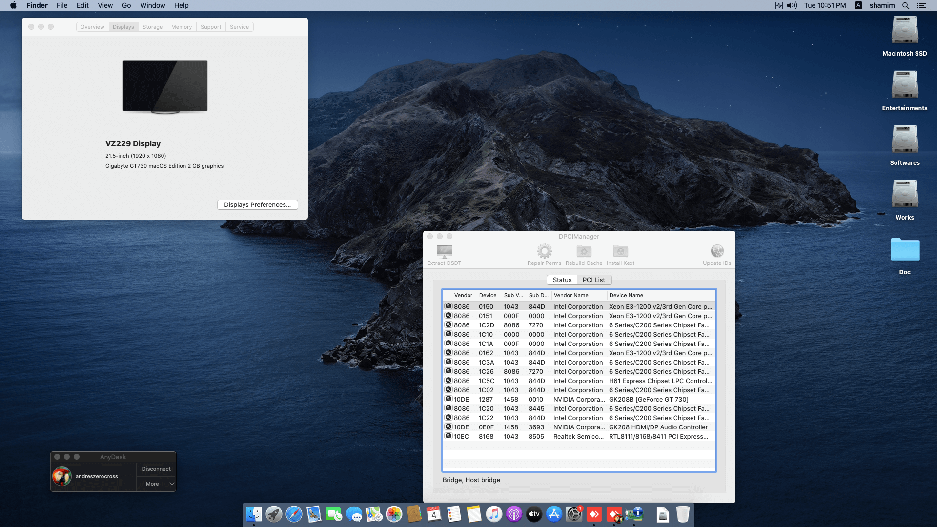 Asus H61M K + Intel Core i5 3470 + Gigabyte GT 730 2nd OpenCore 2
