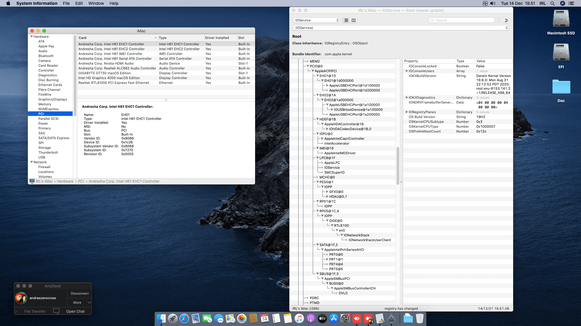 ECS H61H2 MV + Intel Core i3 3240 + Gigabyte GT730 Kepler GK208   OpenCore 9