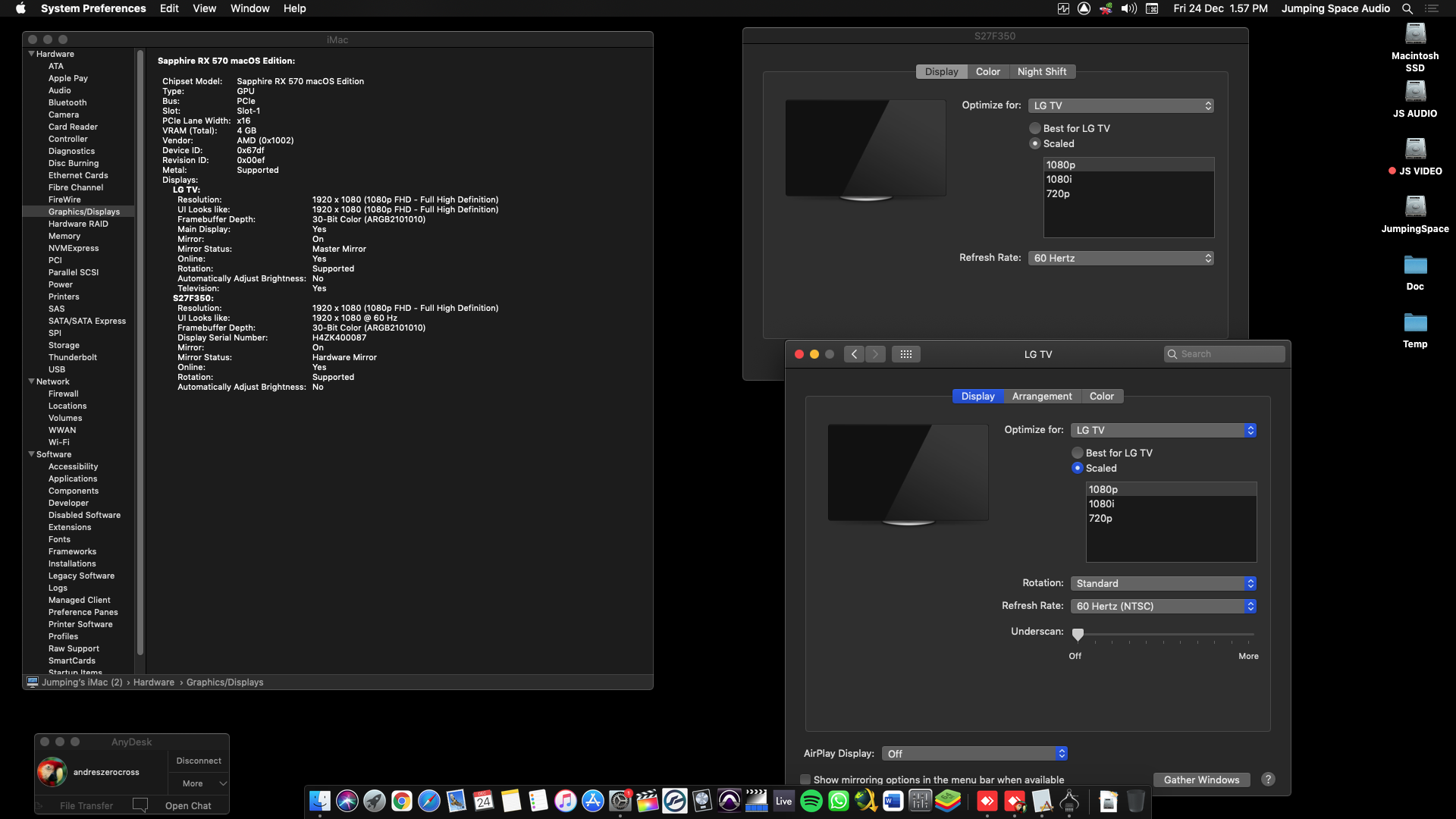Gigabyte Z390 UD + Intel Core i7 8700 + Sapphire RX 570 OpenCore 6