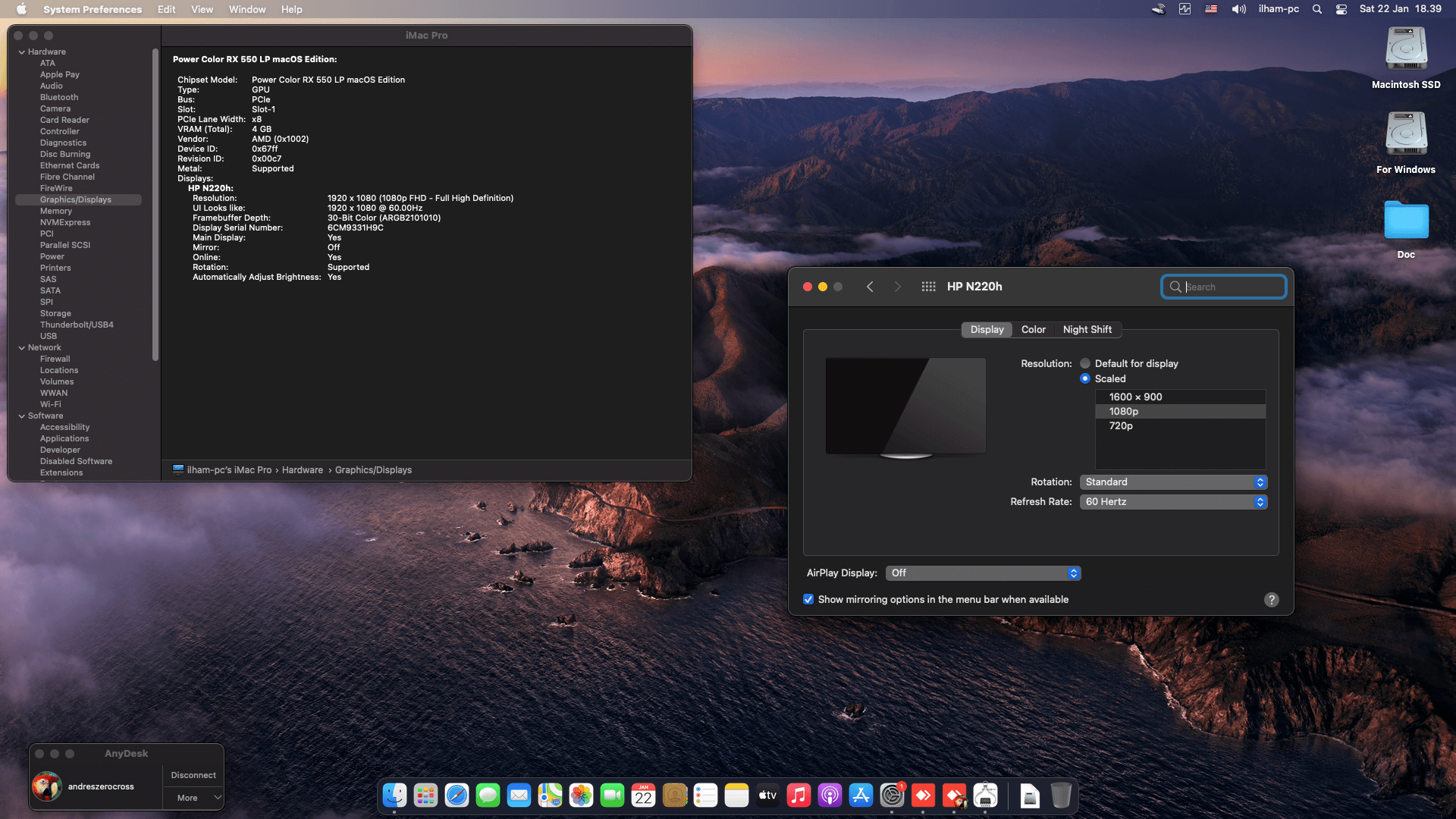 MSI MAG B365M Mortar + Intel i5 9400F + Power Color RX 550   OpenCore 4