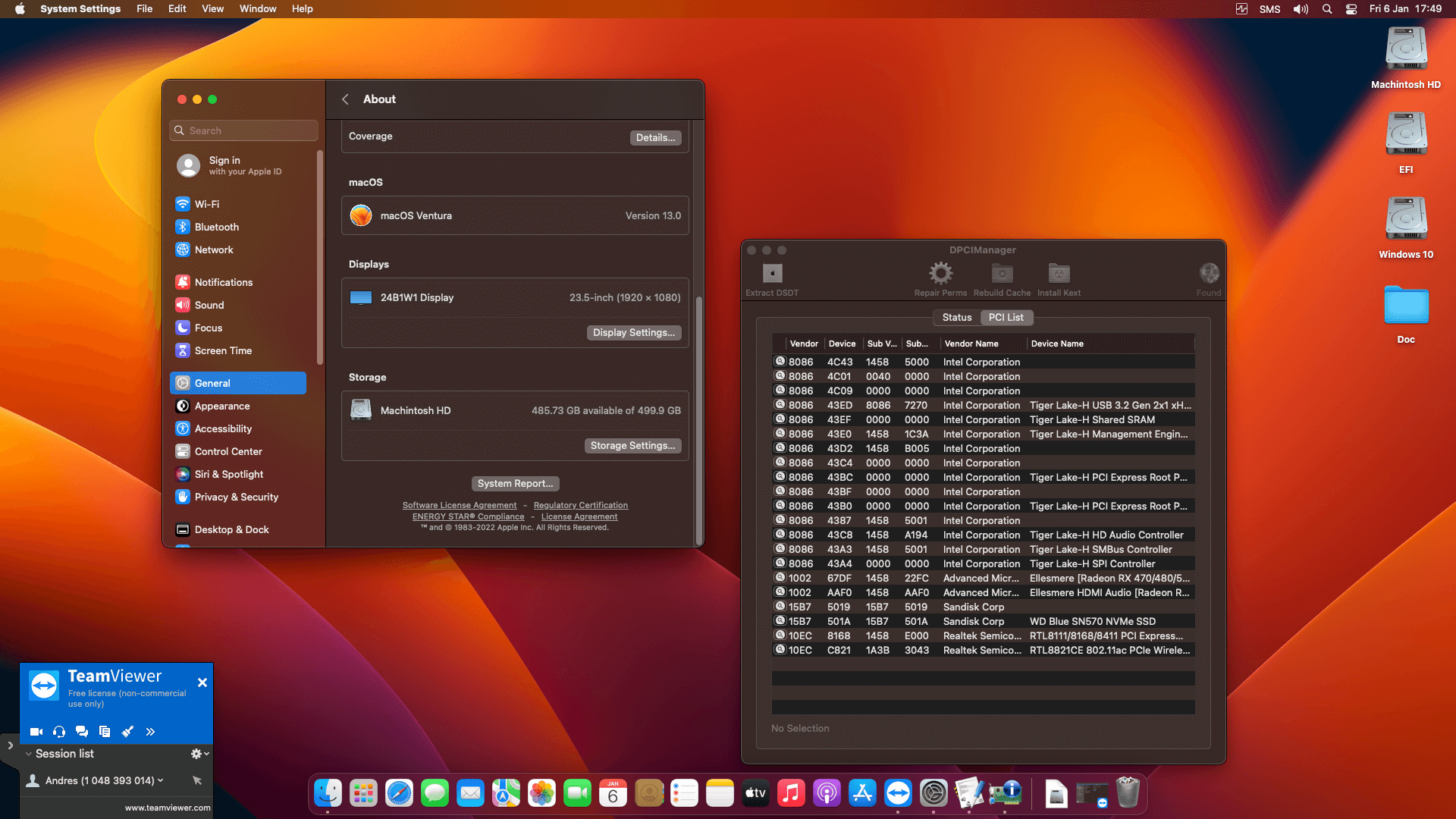 Gigabyte B560M DS3H AC + Intel Core i7 11700K + Gigabyte RX 580   OpenCore 2