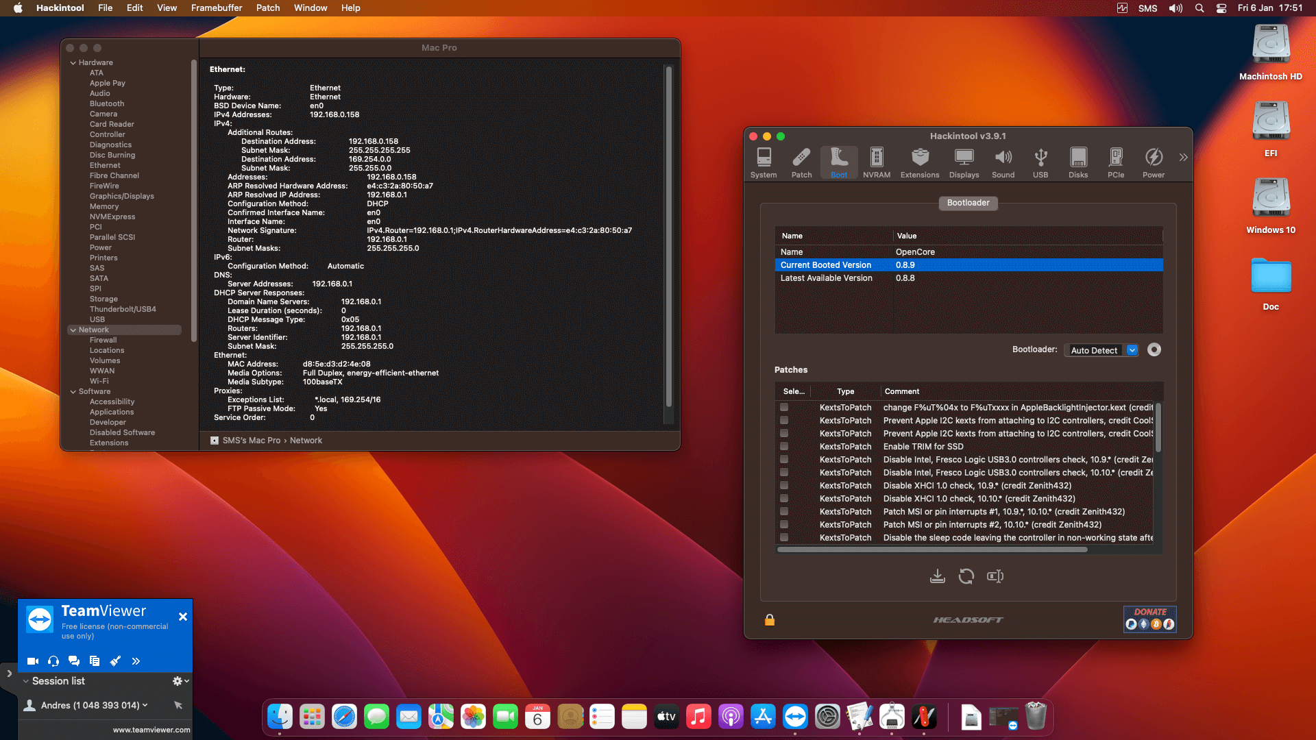 Gigabyte B560M DS3H AC + Intel Core i7 11700K + Gigabyte RX 580   OpenCore 8