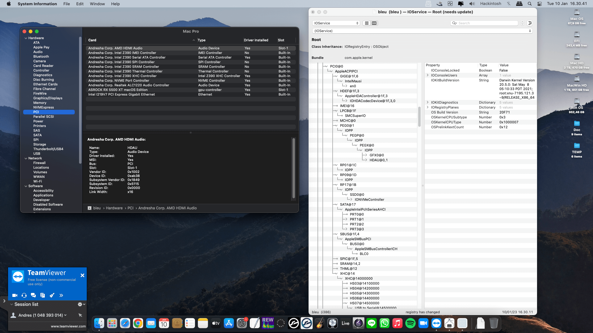 Gigabyte Z390 Aorus Elite + Intel Core i7 9700KF + Asrock RX 5500 XT   OpenCore 9