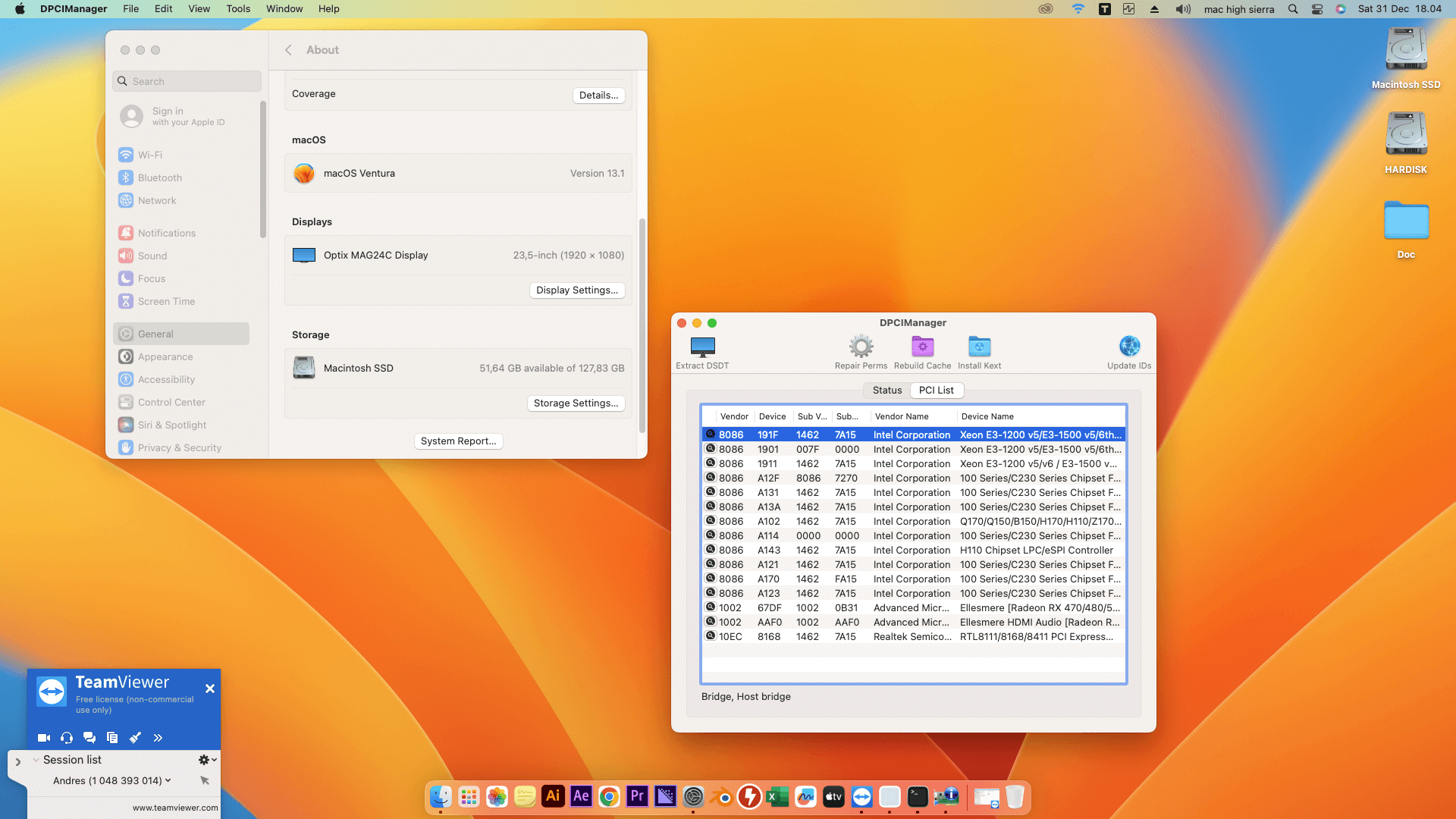 MSI H110M PRO VD PLUS + Intel Core i7 6700 + OEM RX 570 2nd   OpenCore 2