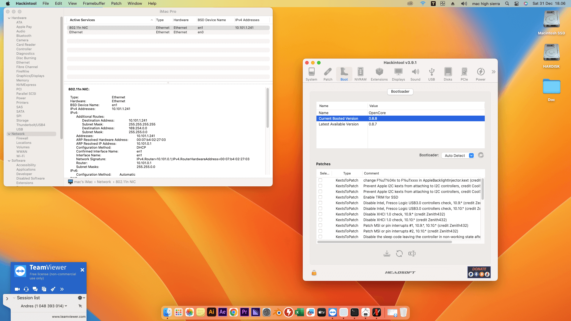 MSI H110M PRO VD PLUS + Intel Core i7 6700 + OEM RX 570 2nd   OpenCore 8