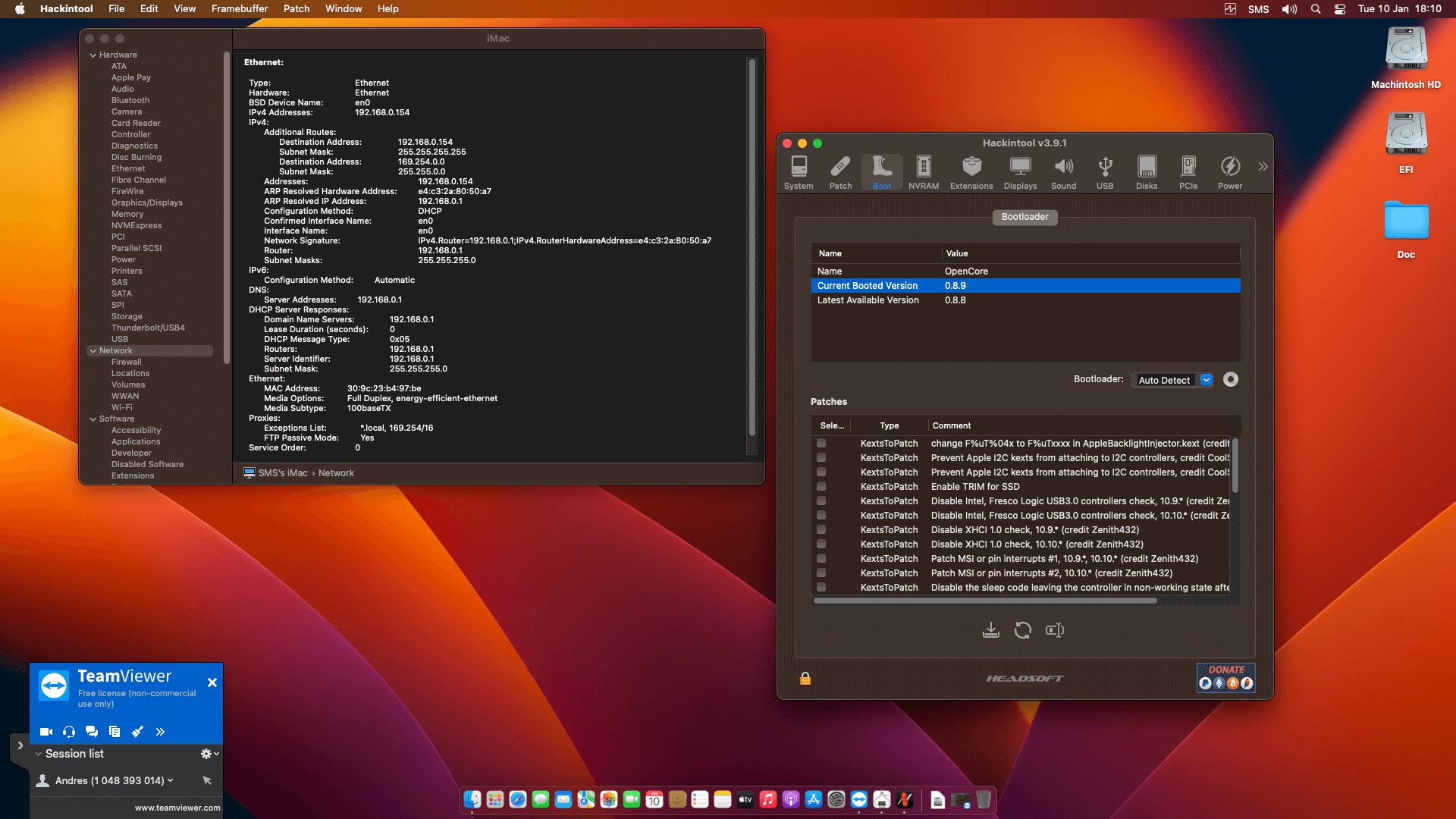 MSI Z370 A PRO + Intel Core i7 8700K + Sapphire RX 6600   OpenCore 8