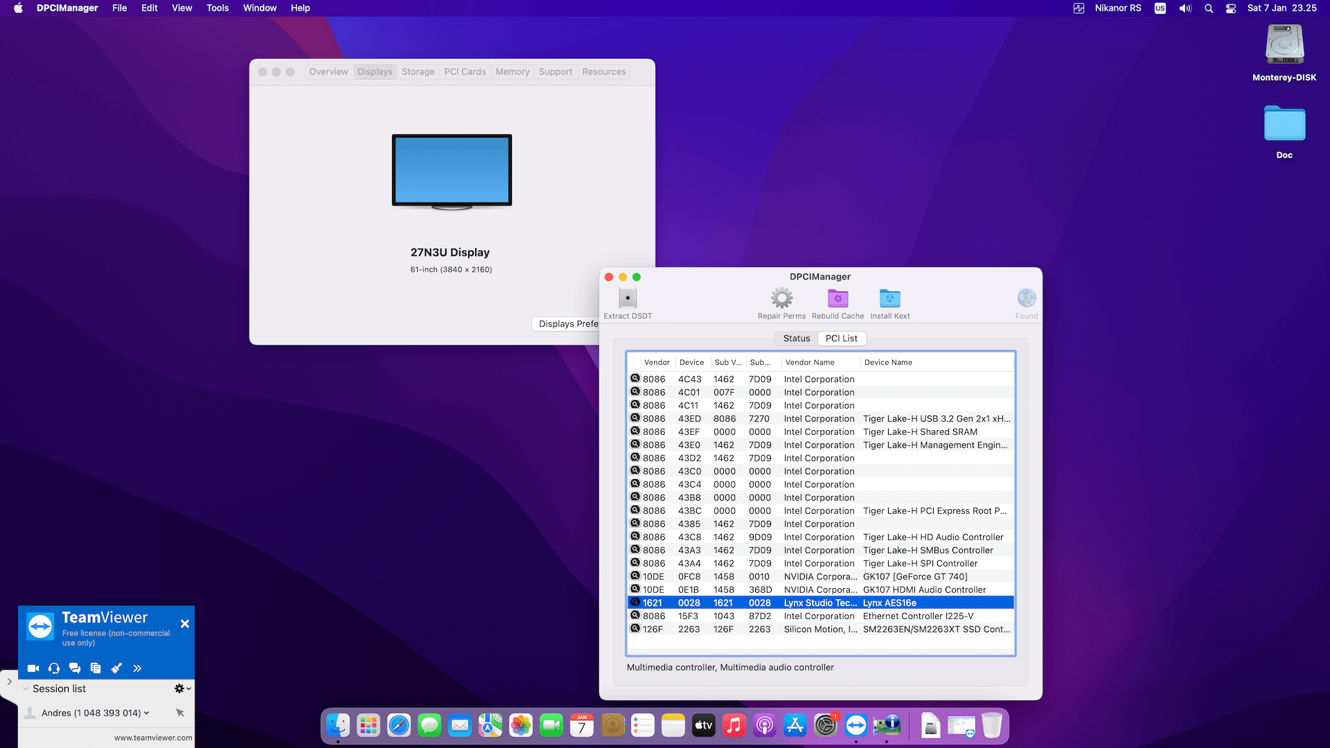 MSI Z590A PRO + Intel Core i7 11700F + Gigabyte GT 740   OpenCore 2