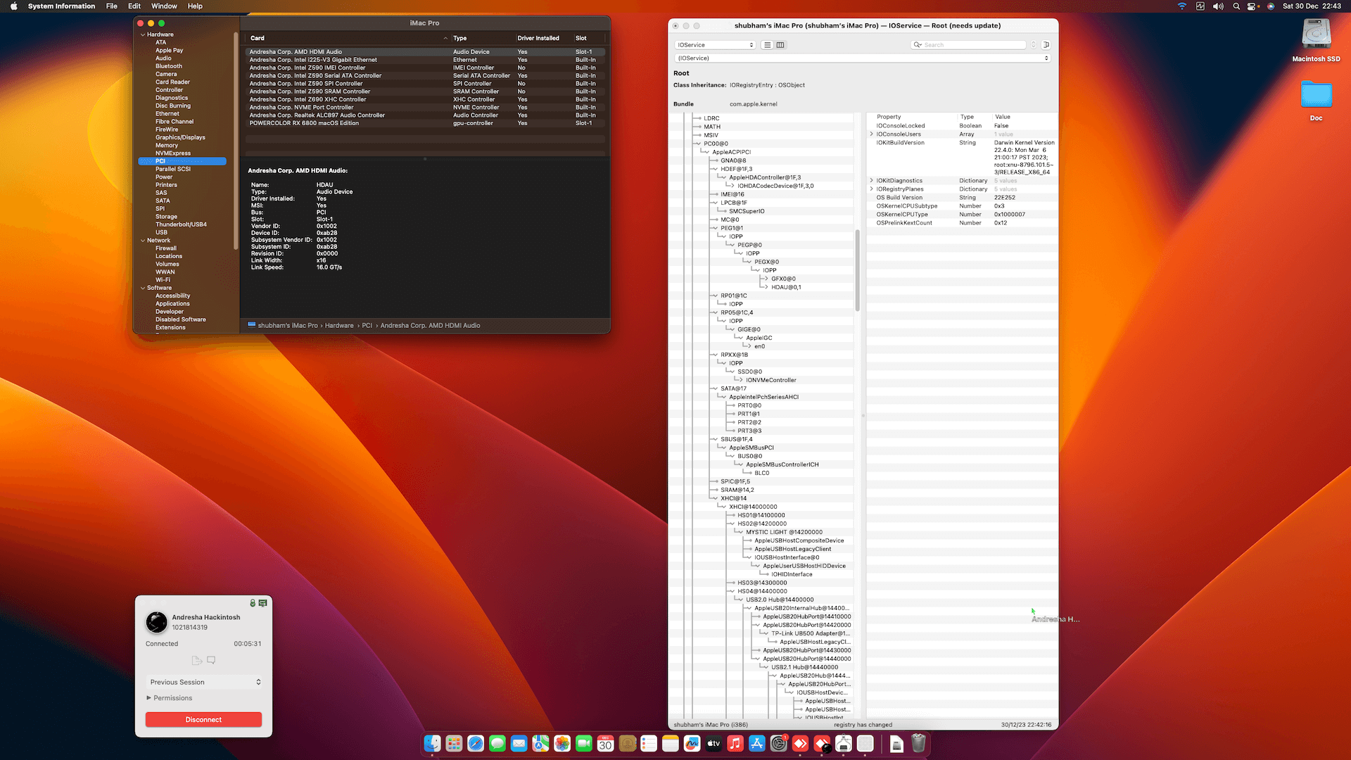 MSI Z590 A Pro + Intel Core i5 11400 + Power Color RX 6800 OpenCore 1
