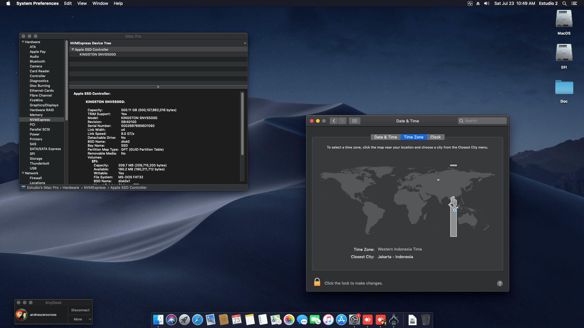 Asus Prime B560M A + Intel Core i5 10400F + Arktek RX 550   OpenCore 7