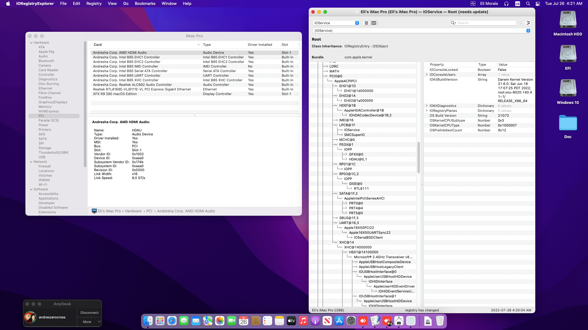 Gigabyte GA B85M D3H + Intel Core i7 4770 + XFX R9 280   OpenCore 7