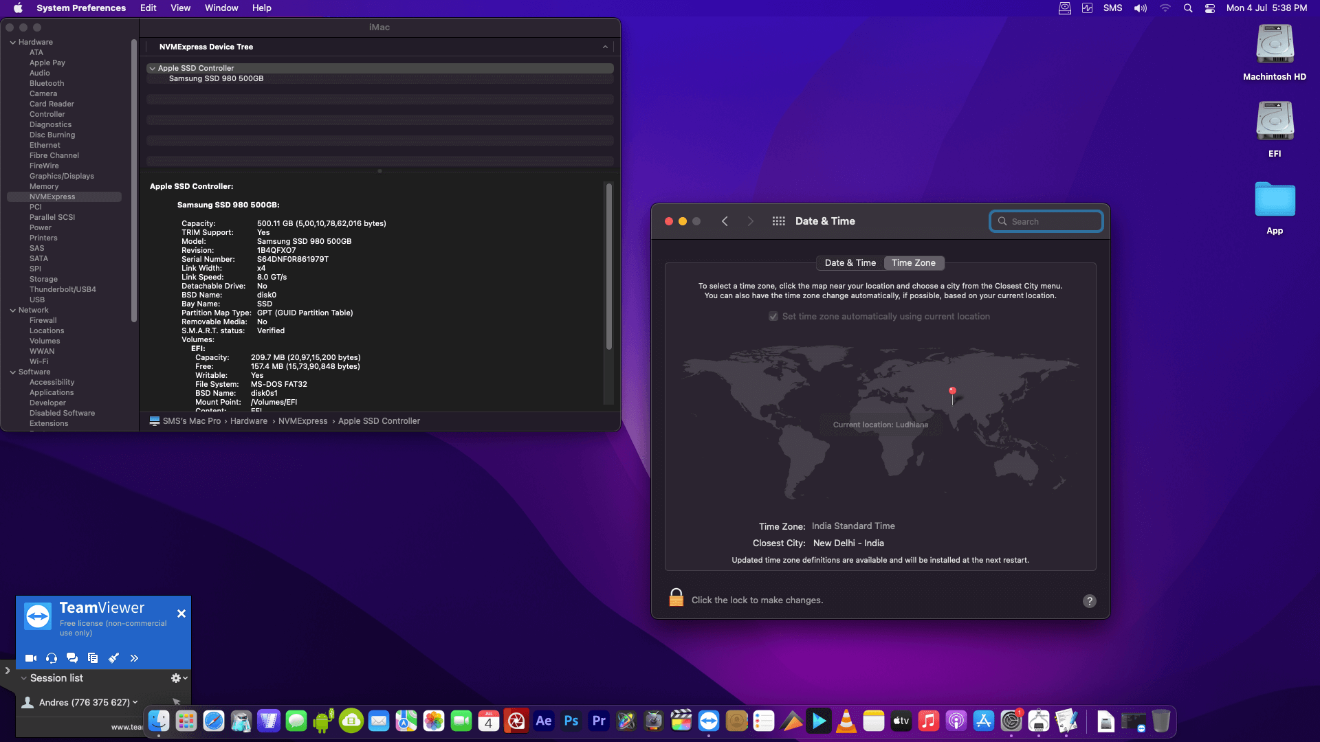 Gigabyte Z590 UD AC + Intel Core i9 10900K + MSI RX 6600 XT OpenCore 6
