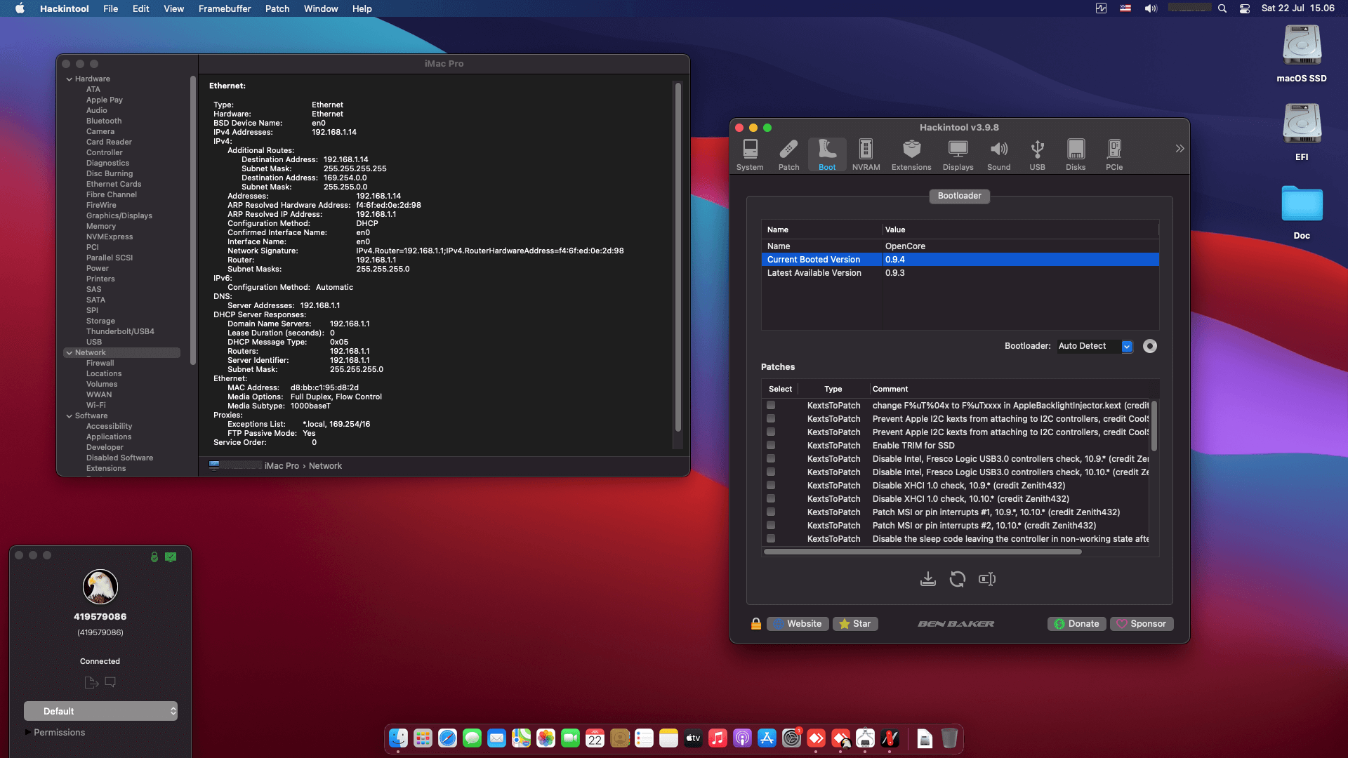 MSI H510M A Pro + Intel Core i7 11700F + Inno3D GT710   OpenCore 1