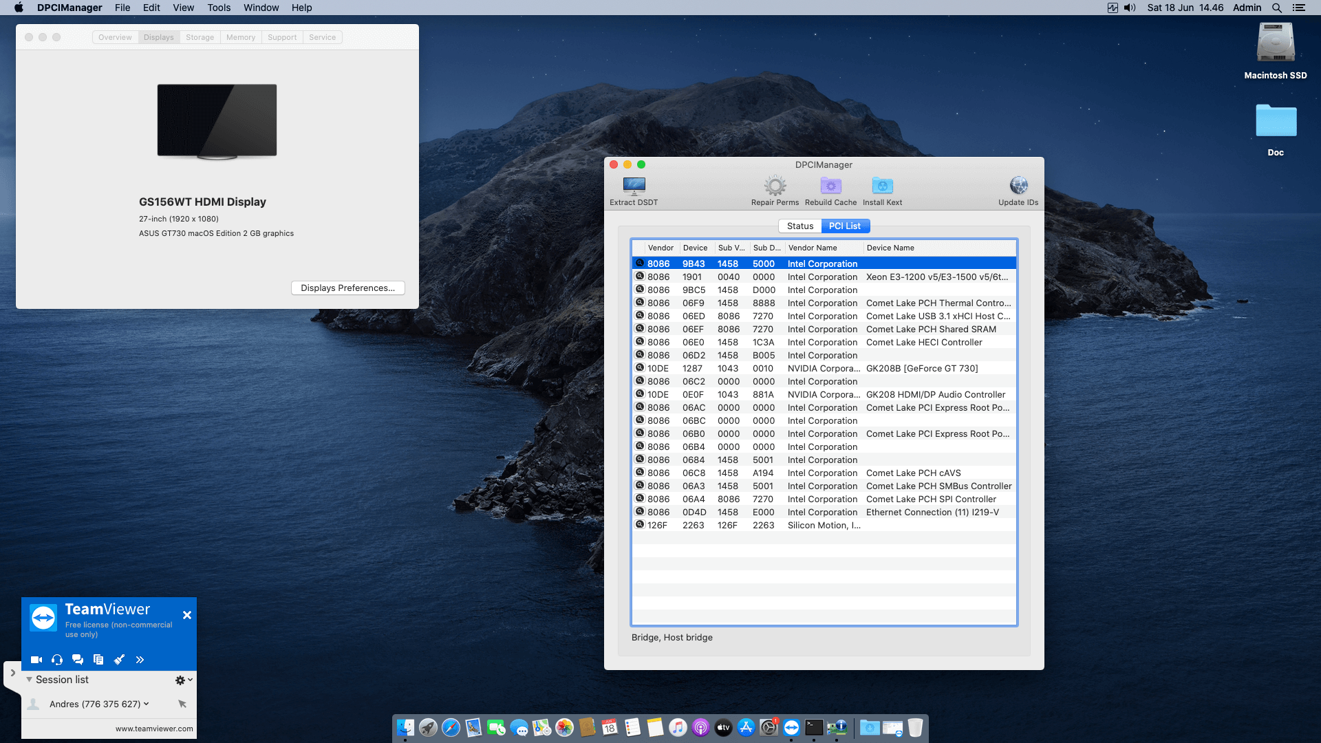 Gigabyte B460M DS3H V2 + Intel Core i7 10700 + ASUS GT 730   OpenCore 2