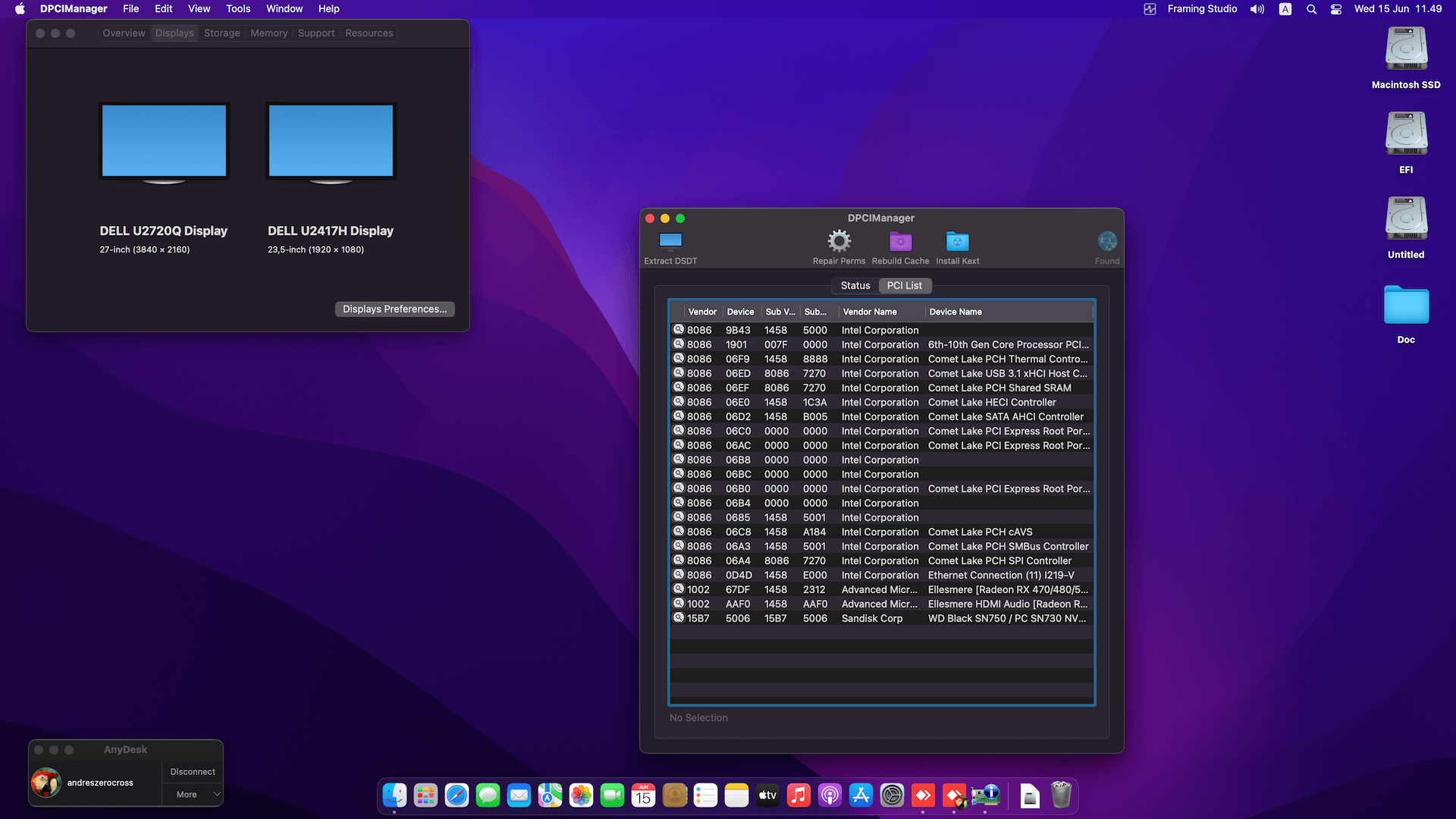 Gigabyte Z490M + Intel Core i7 10700KF + Gigabyte RX 570 2nd   OpenCore 2