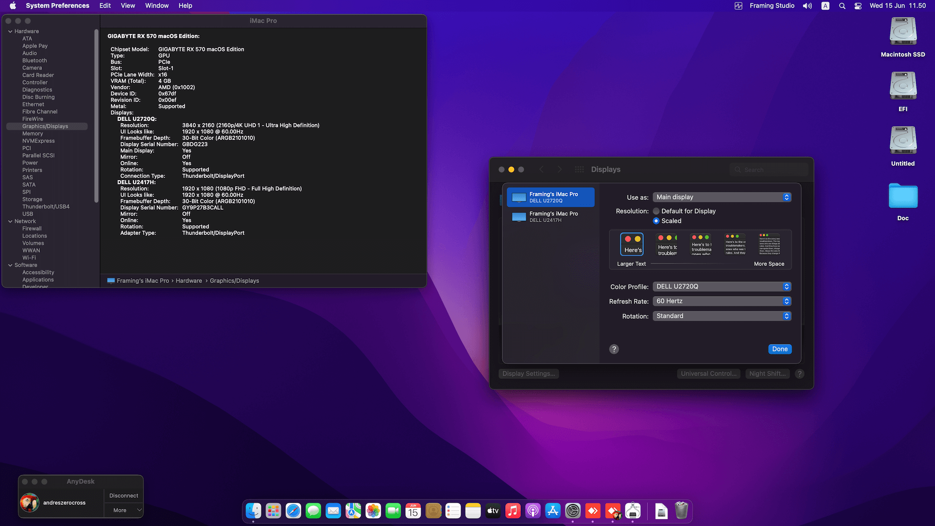 Gigabyte Z490M + Intel Core i7 10700KF + Gigabyte RX 570 2nd   OpenCore 4