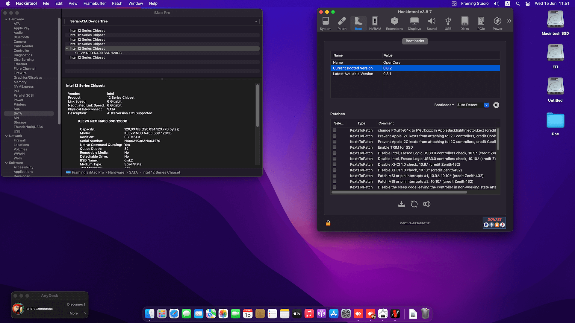 Gigabyte Z490M + Intel Core i7 10700KF + Gigabyte RX 570 2nd   OpenCore 8