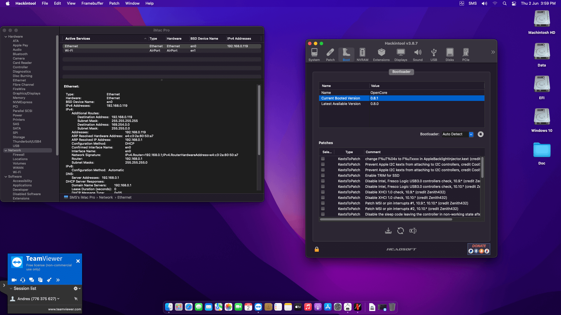 Gigabyte Z690 UD AX DDR4 V2 + Intel Core i9 12900K + Gigabyte RX 6600 XT   OpenCore 8