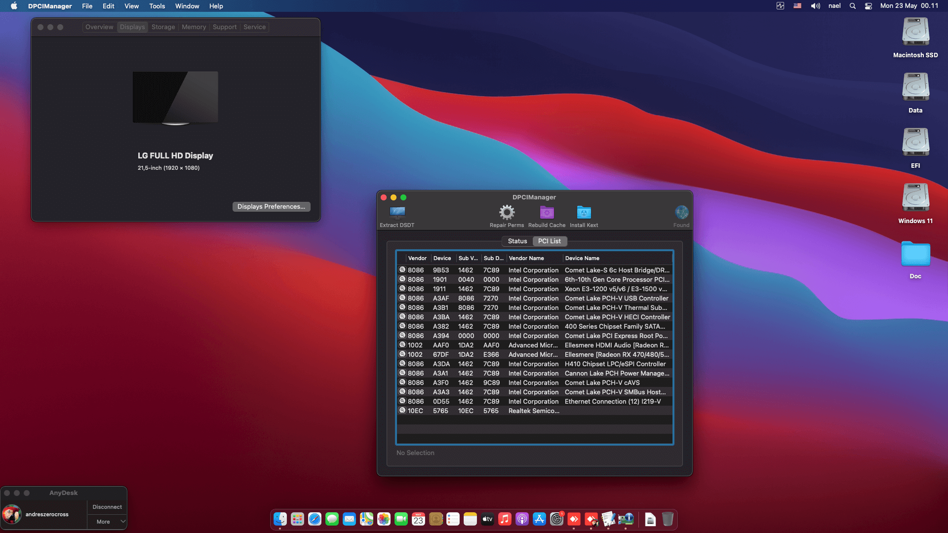 MSI H410M PRO + Intel Core i5 10400F + Sapphire RX 580   OpenCore 2