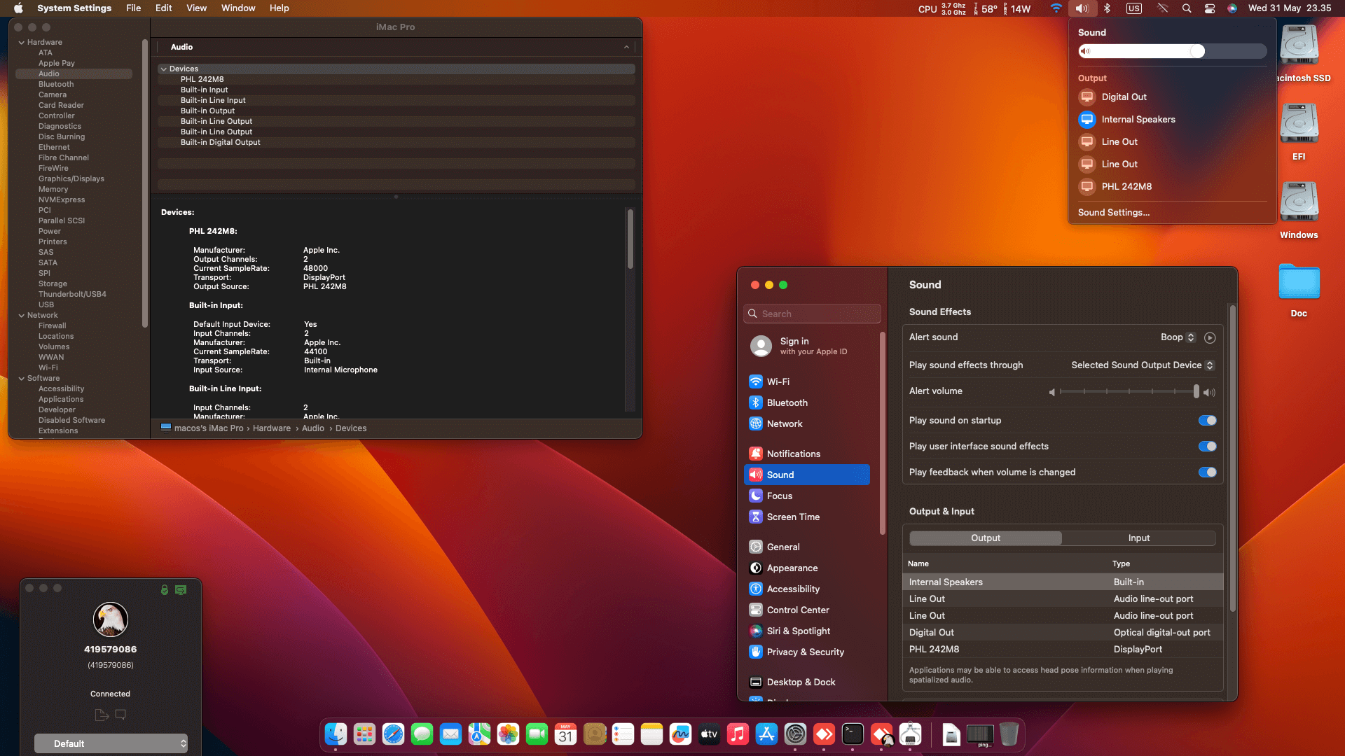 Gigabyte B450 I Aorus Pro Wifi + AMD Ryzen 5 3500X + Sapphire RX 580   OpenCore 1