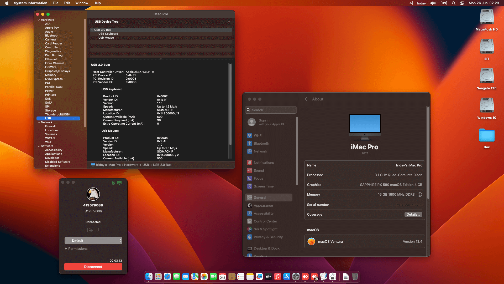 Gigabyte GA H81M DS2 + Intel Xeon E3 1220 V3 + Sapphire RX 580   OpenCore 1