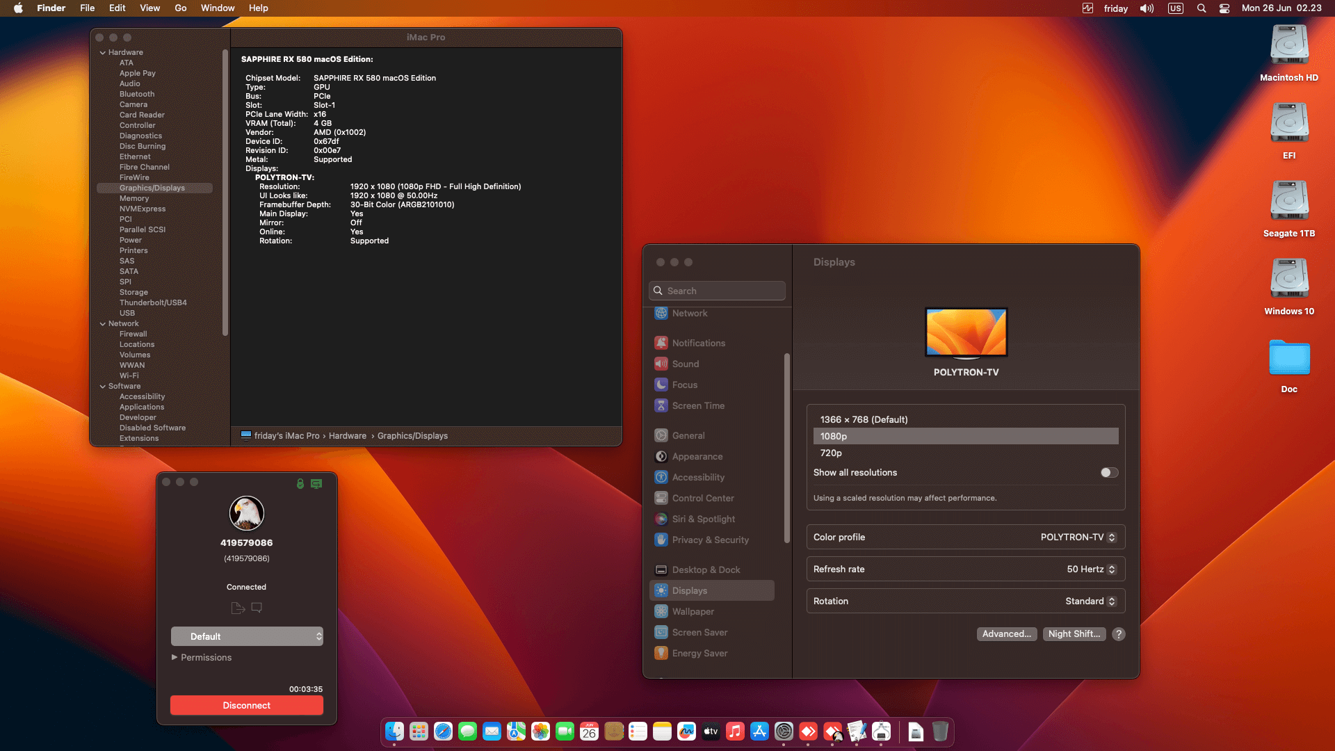 Gigabyte GA H81M DS2 + Intel Xeon E3 1220 V3 + Sapphire RX 580   OpenCore 1
