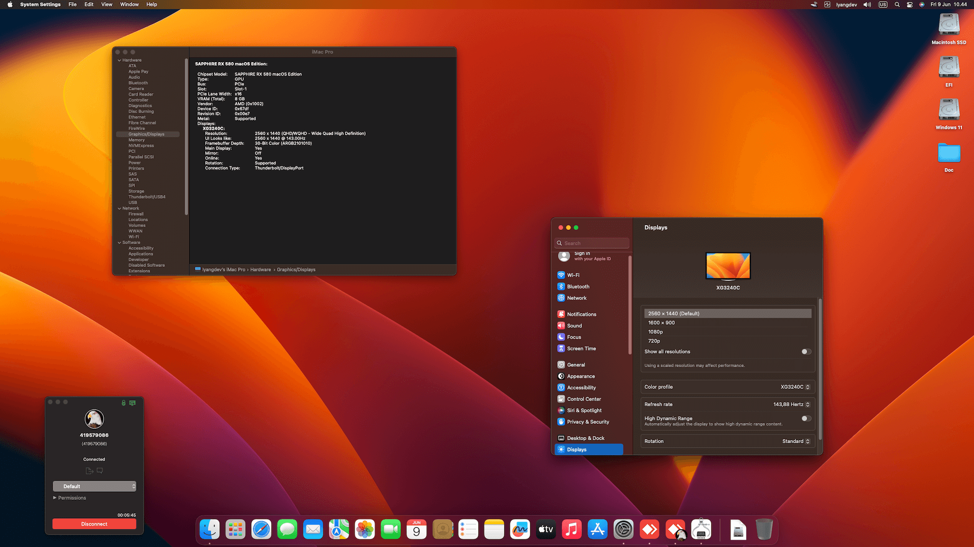 MSI X99S SLI PLUS + Intel Core i7 5930K + Sapphire RX 580 2nd   OpenCore 1