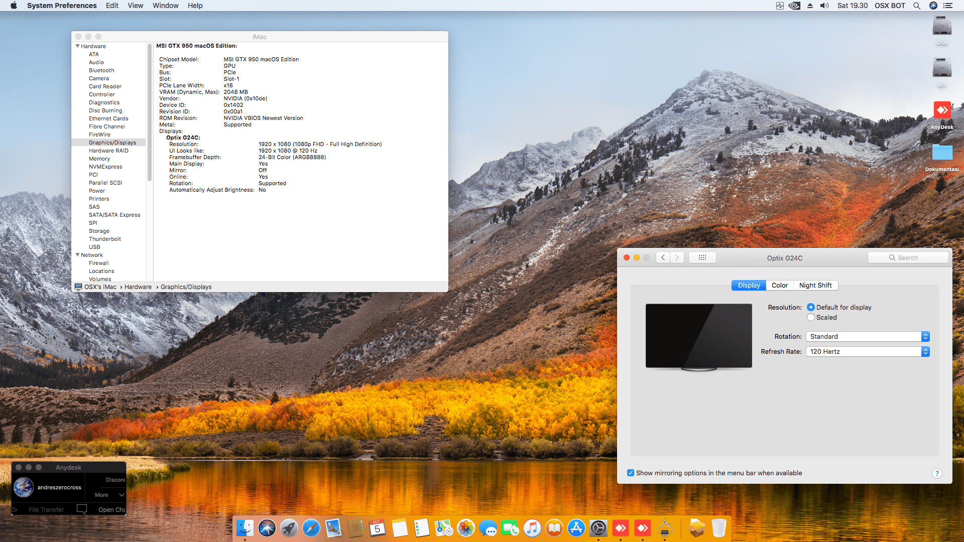 MSI B360M Bazooka + Intel Core i5 9400F + MSI GTX 950 5