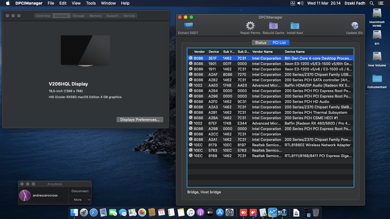 MSI B365M PRO VH + Intel Core i3 9100F + HIS iCooler RX560 2