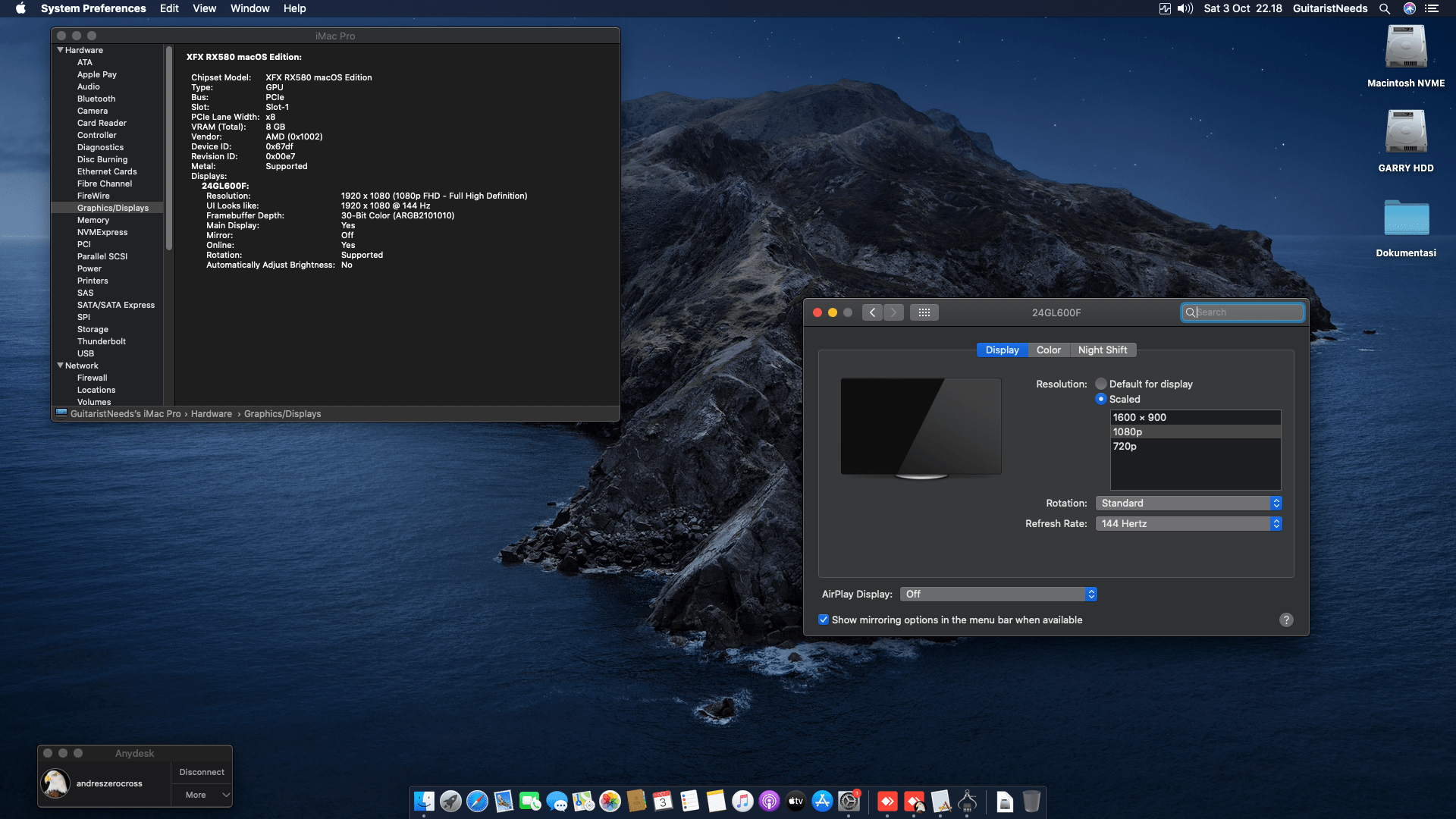 MSI B450 Gaming Plus + AMD Ryzen 5 2600 + XFX RX 580 OpenCore 4
