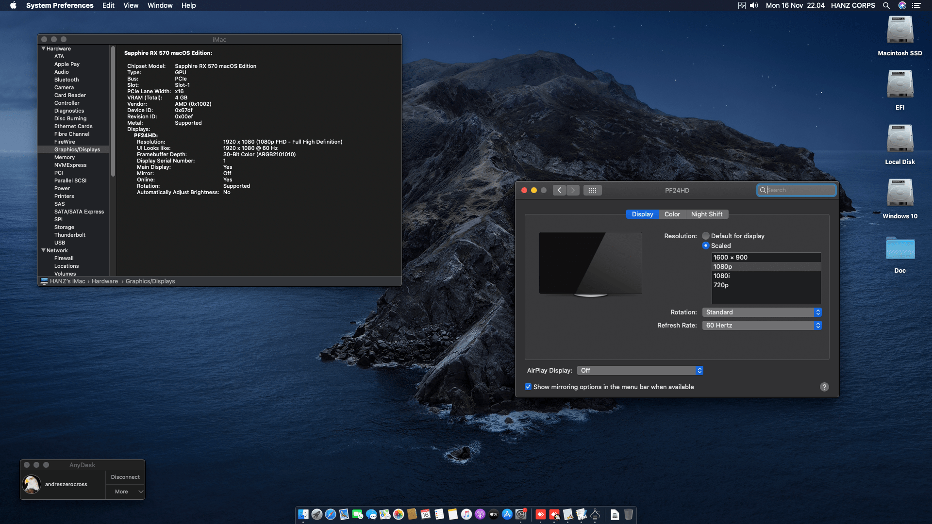 MSI B85 G43 Gaming 2nd + Intel Core i7 4790 + Sapphire RX 570   OpenCore 4