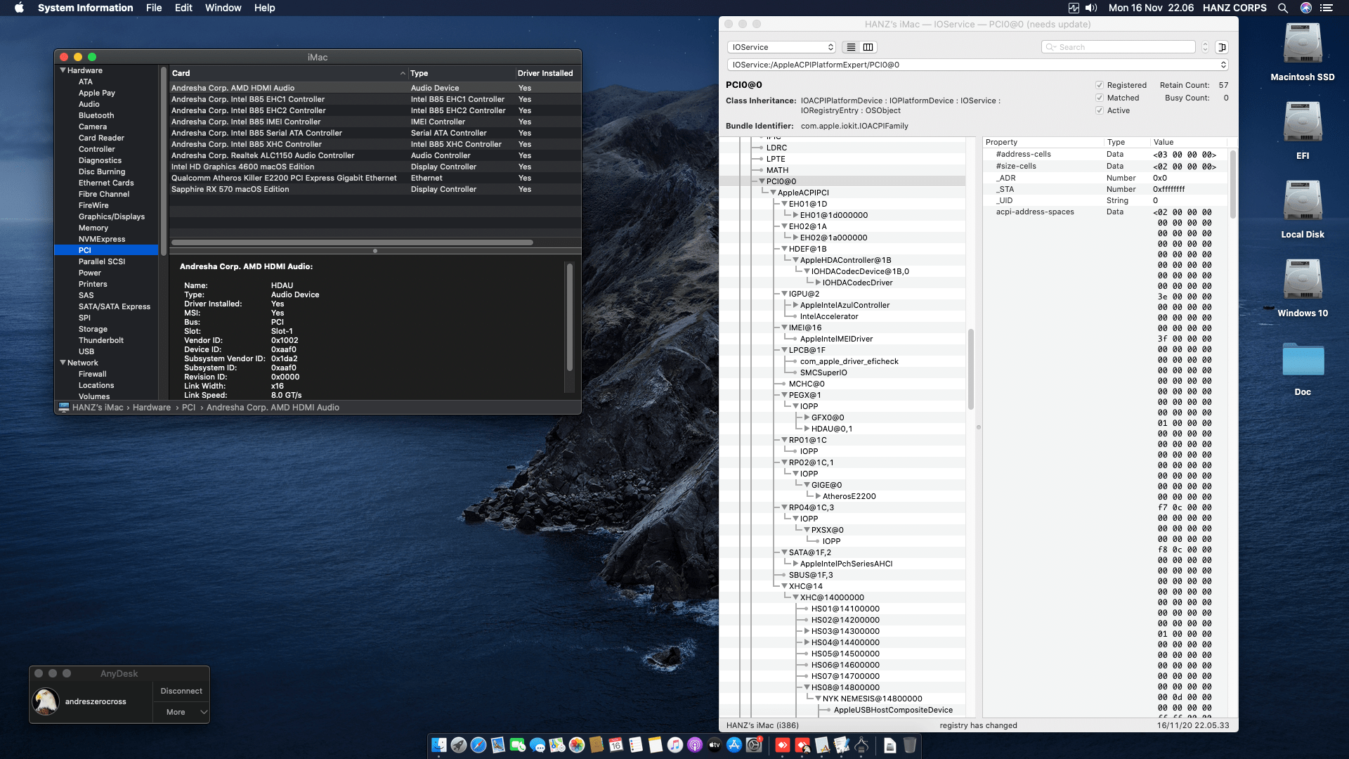 MSI B85 G43 Gaming 2nd + Intel Core i7 4790 + Sapphire RX 570   OpenCore 9