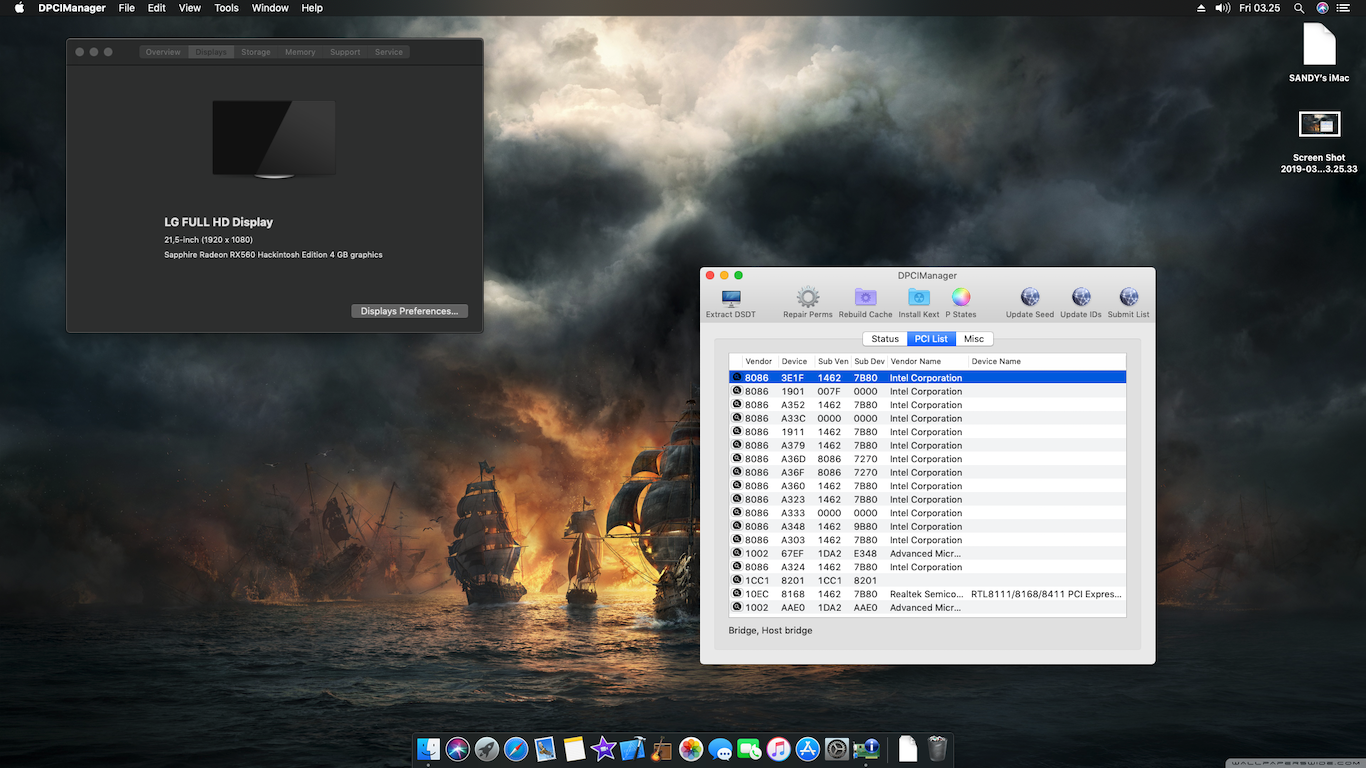 MSI H310I Pro + Intel Core i3 8100 + Sapphire RX560 2