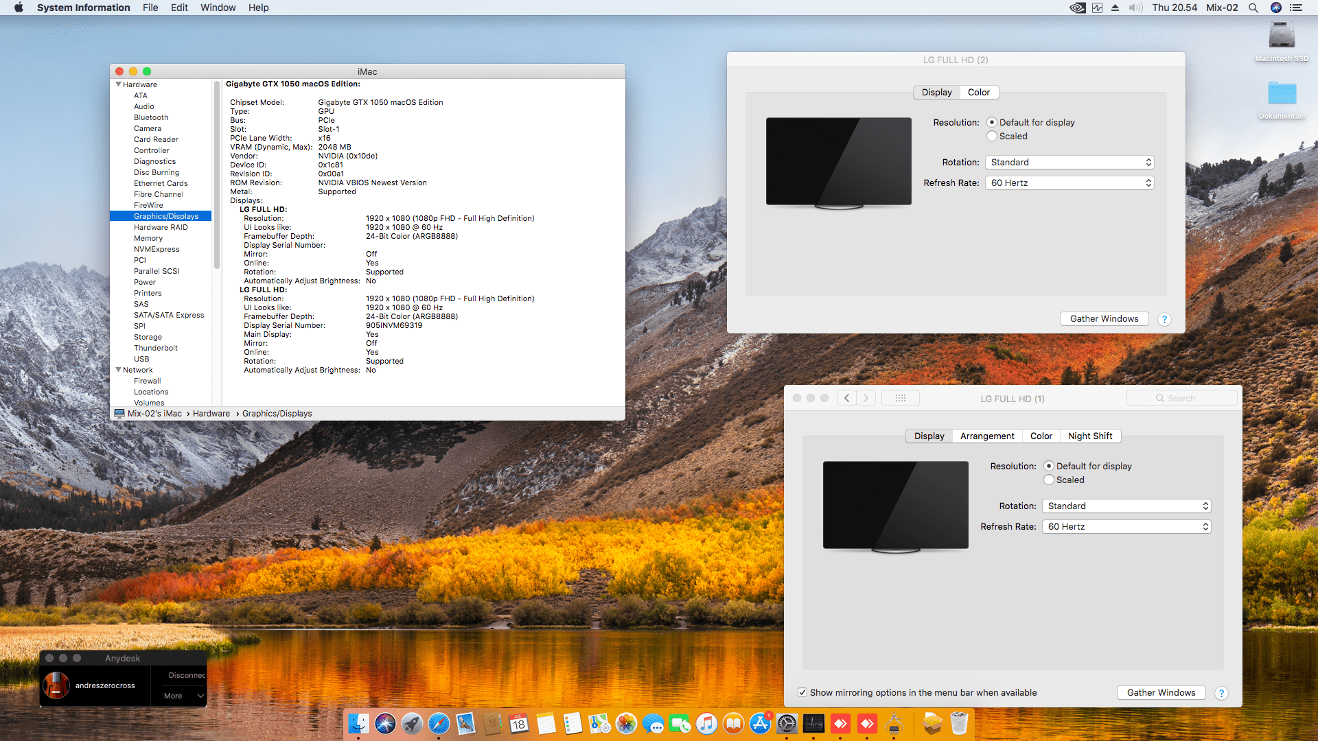 MSI H310I Pro + Intel Core i7 8700 + Gigabyte GTX1050 5