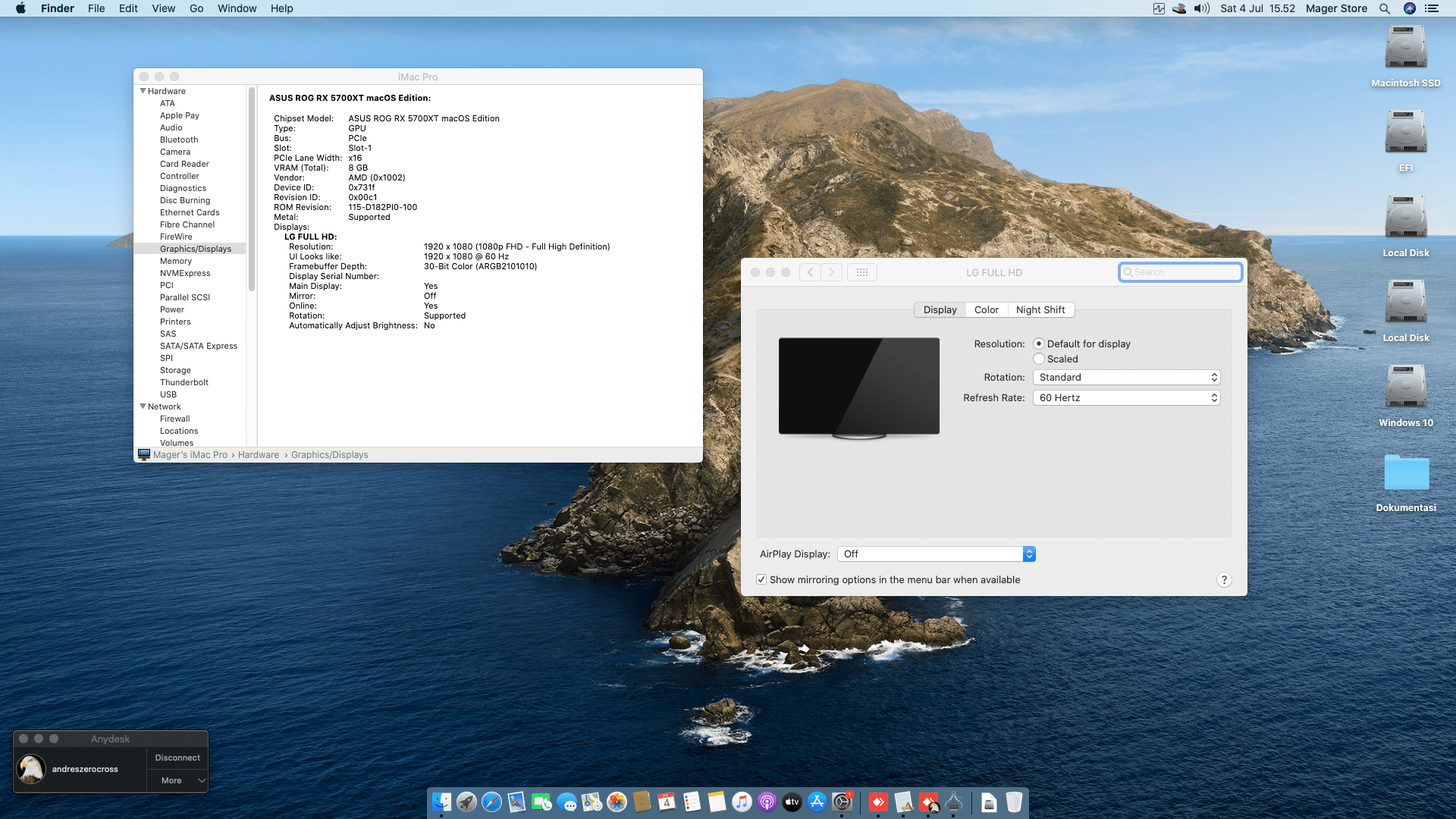 MSI MPG X570 Gaming Plus + AMD Ryzen 3900X + Asus ROG RX 5700XT 4