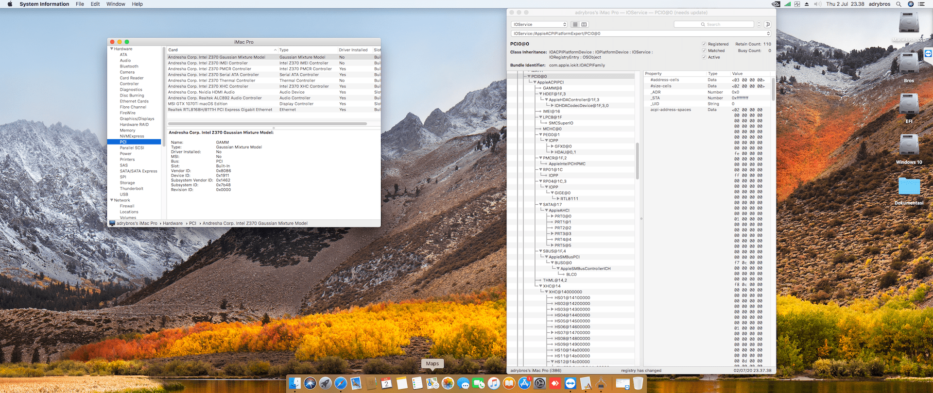 MSI Z370 A Pro + Intel Core i9 9900KF + MSI GTX 1070Ti 9