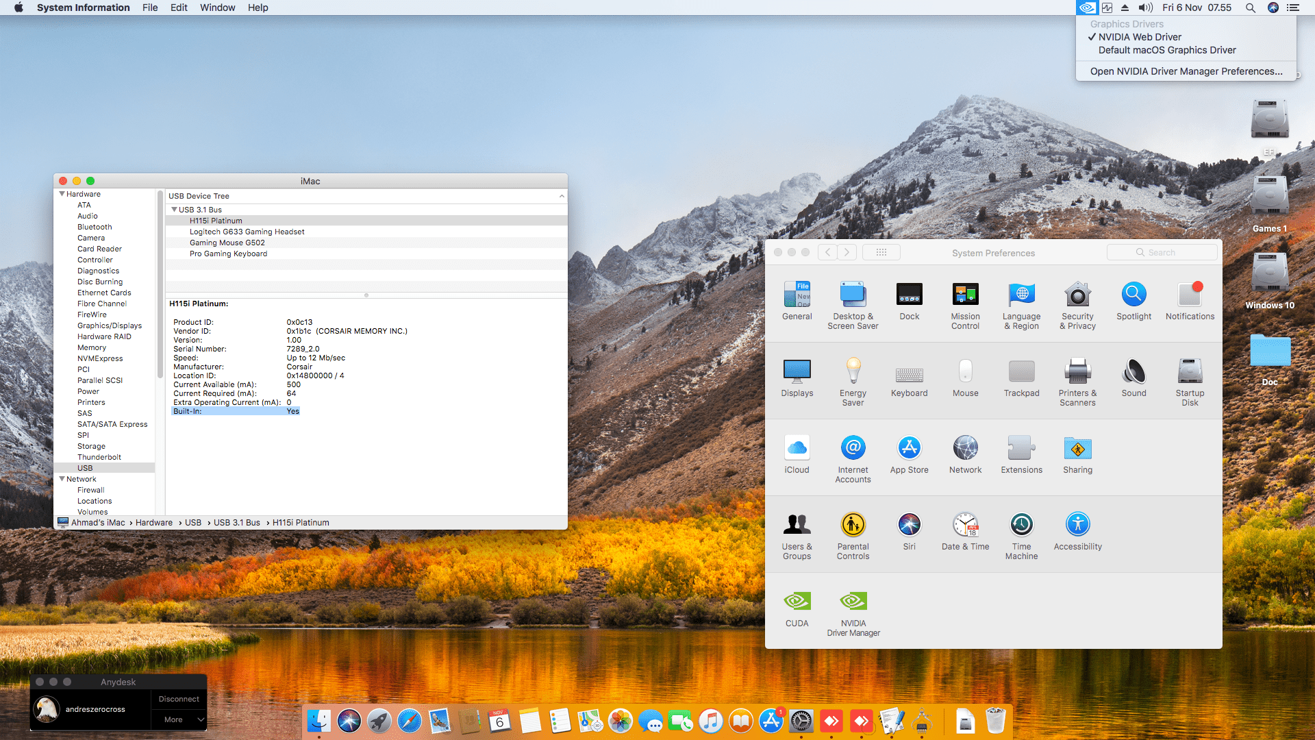 MSI Z390 A Pro + Intel Core i7 8700K + Asus GTX 1060   OpenCore 3
