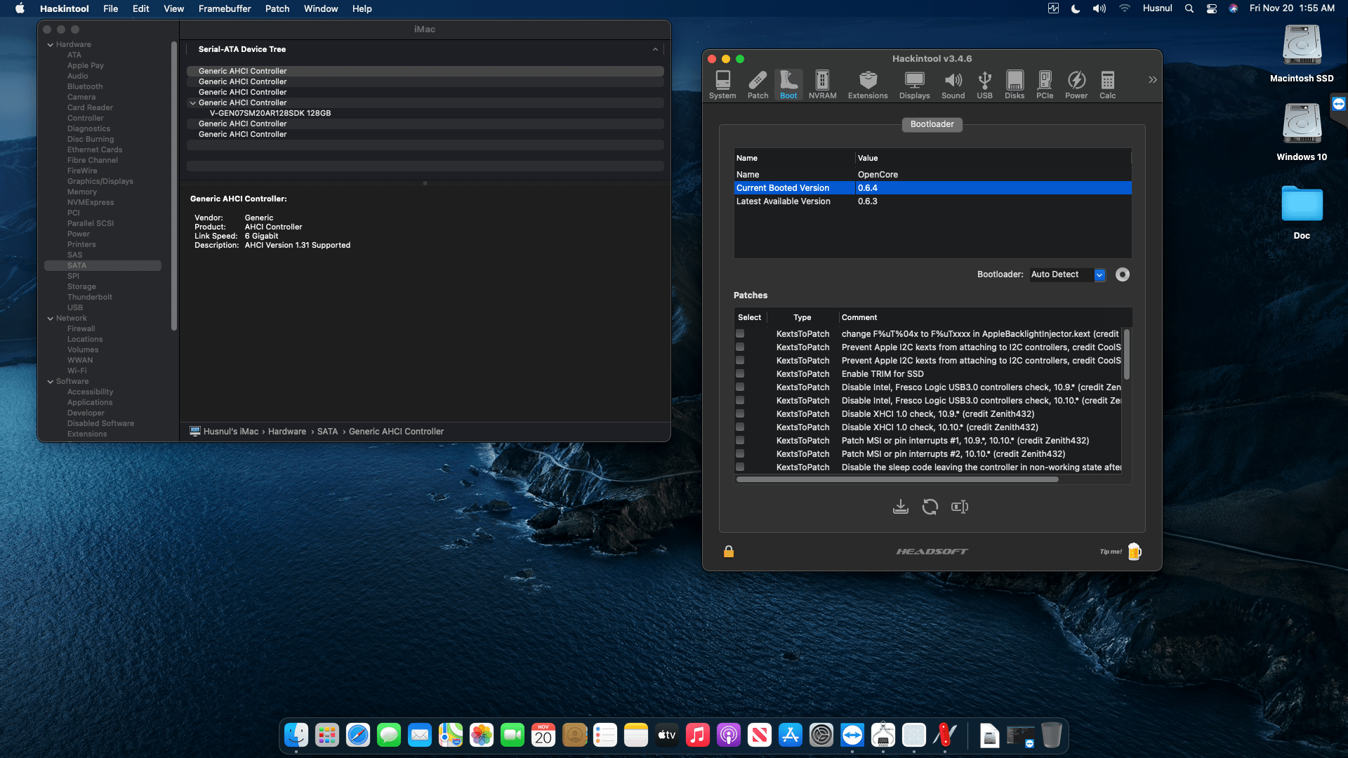 MSI Z390 A Pro + Intel Core i3 8100 + Sapphire RX 5600XT   OpenCore 8