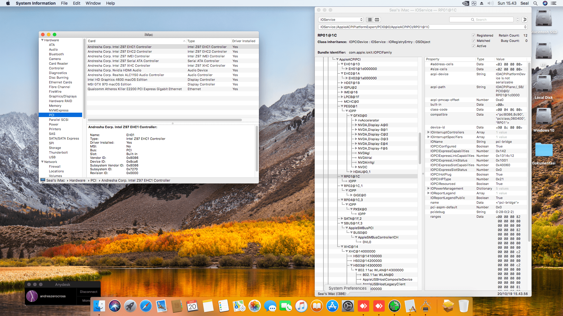 MSI Z97 G43 Gaming + Intel Core i3 4170 + MSI GTX 970 8