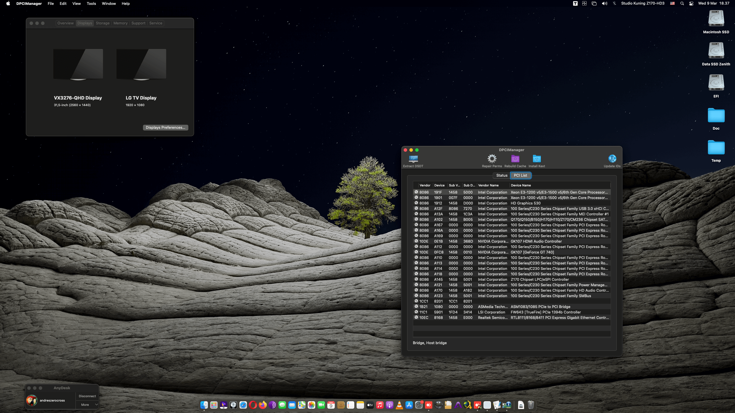Gigabyte GA Z170 HD3 + Intel Core i7 6700 + Gigabyte GT740   OpenCore 2