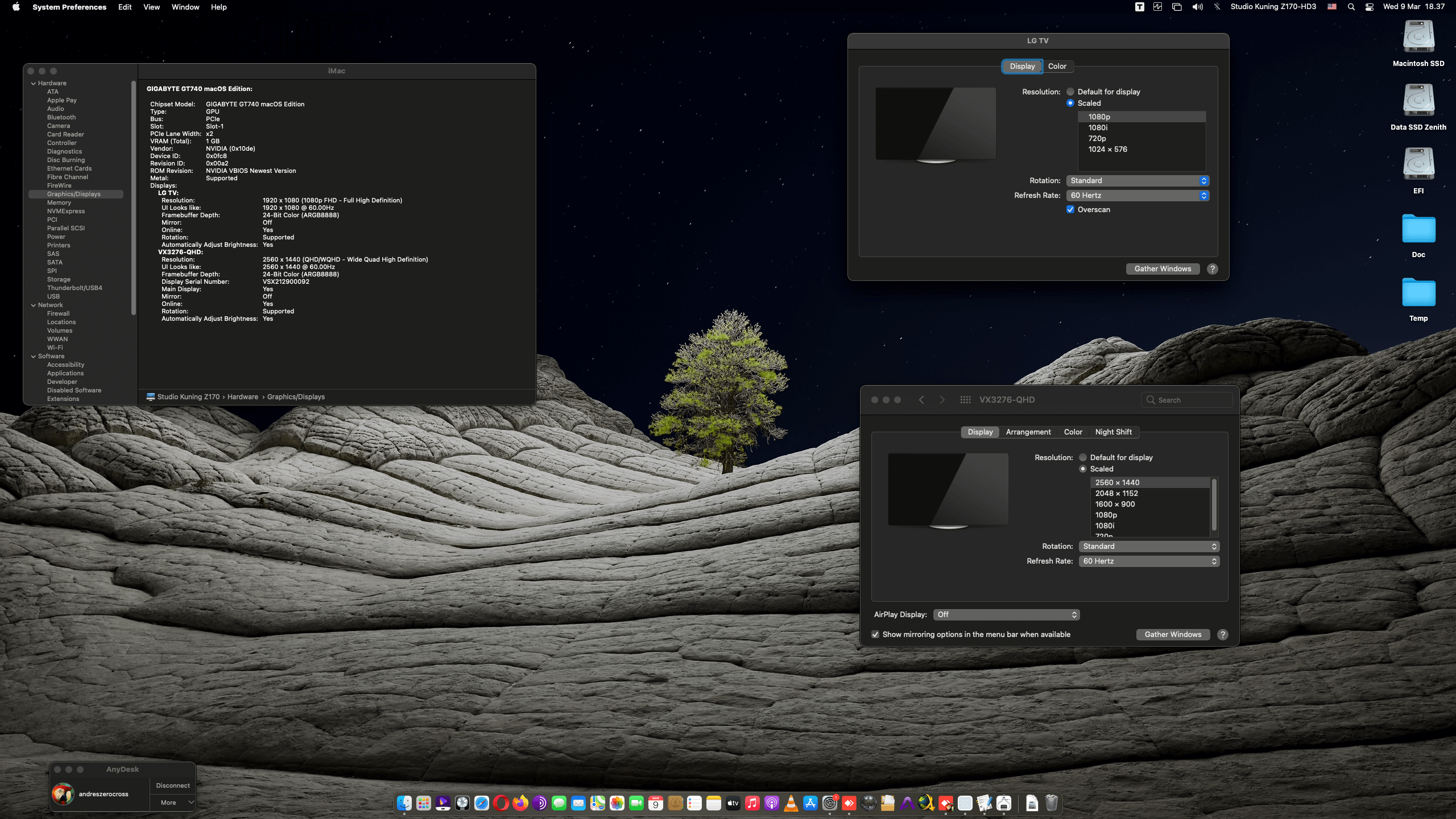 Gigabyte GA Z170 HD3 + Intel Core i7 6700 + Gigabyte GT740   OpenCore 3