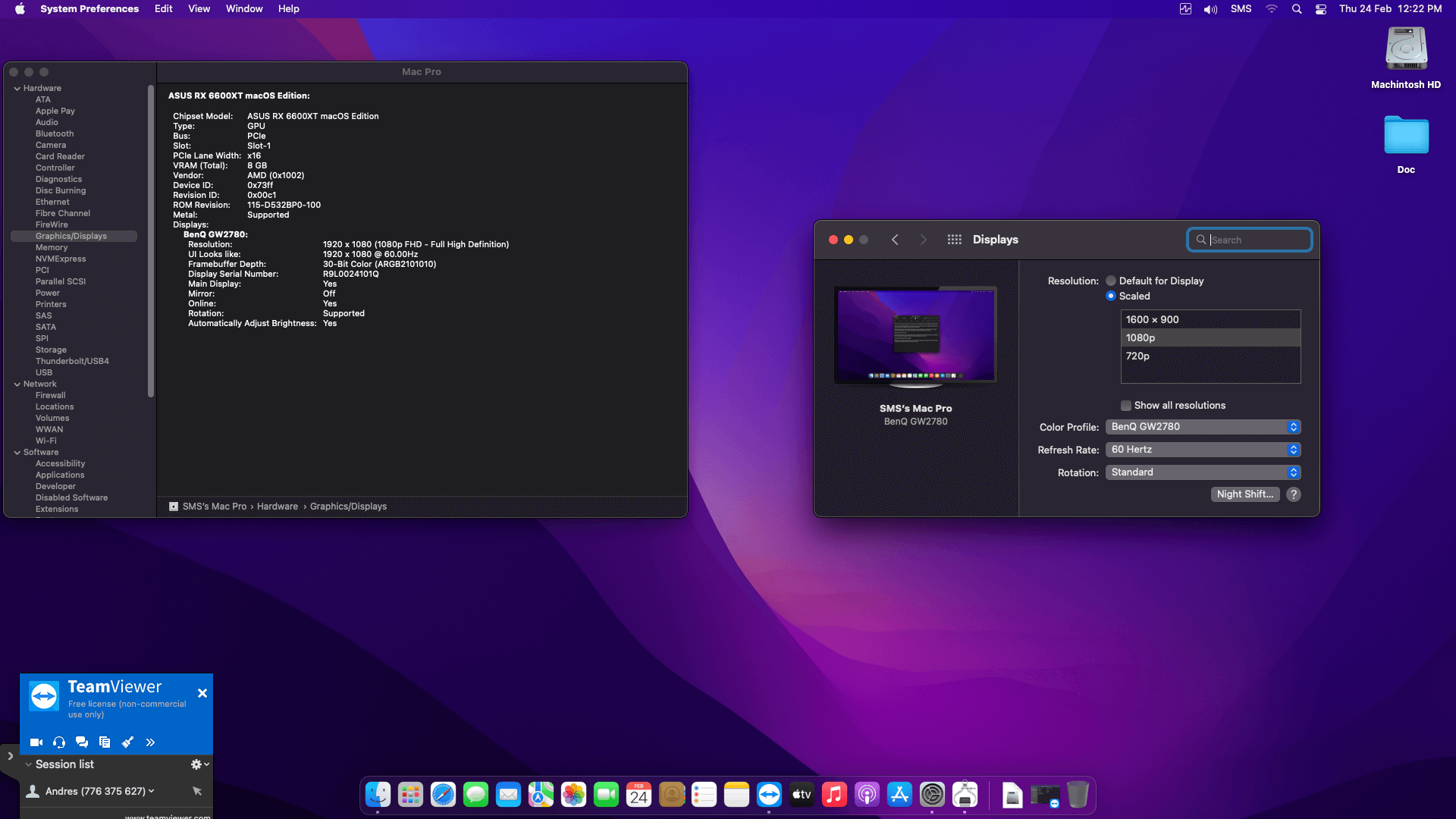 Gigabyte Z690 UD AX DDR4 + Intel Core i9 12900K + ASUS 6600XT OpenCore 4