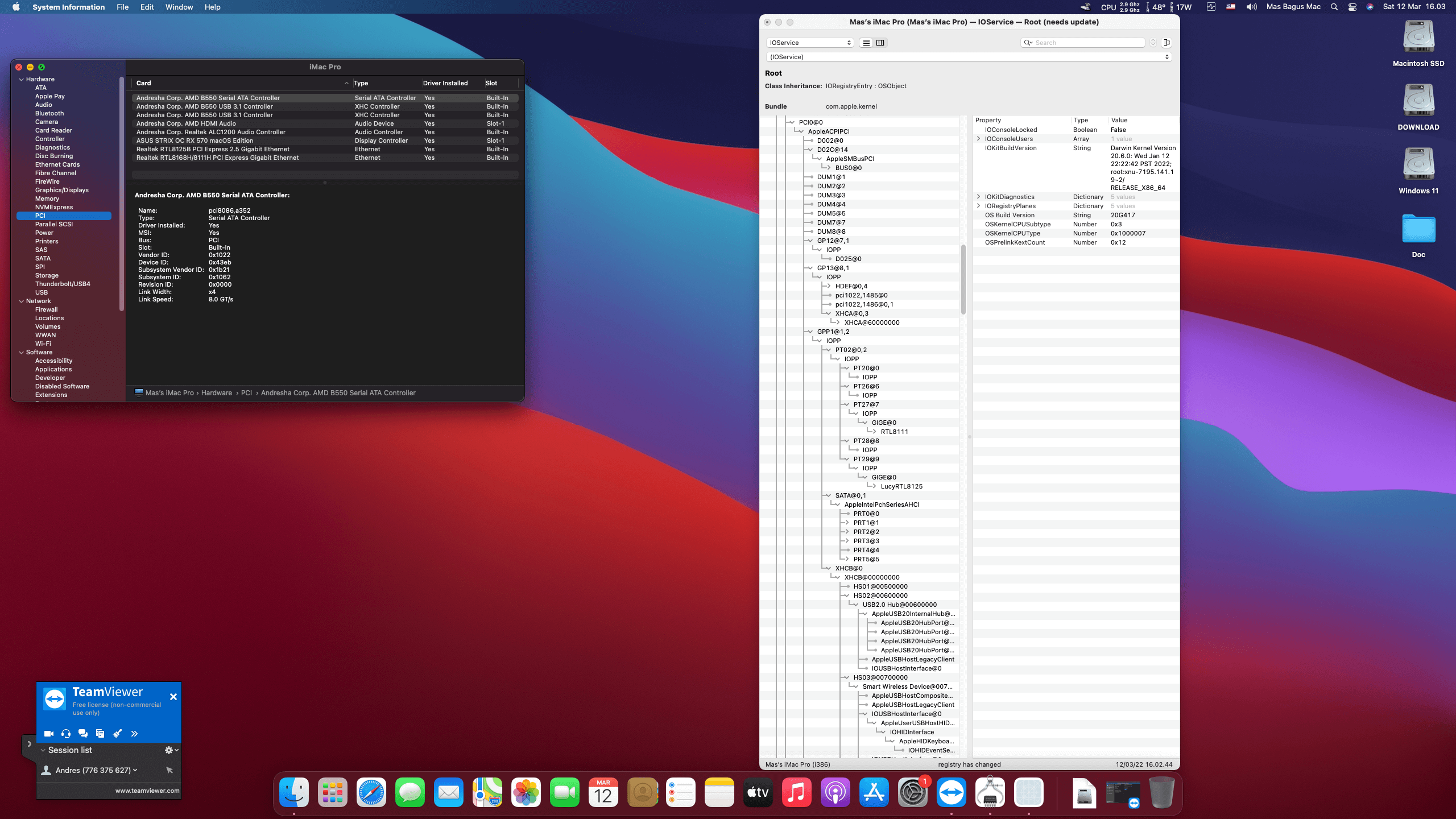 MSI MAG B550 Tomahawk + AMD Ryzen 5 3600 + Asus STRIX OC RX 570   OpenCore 9