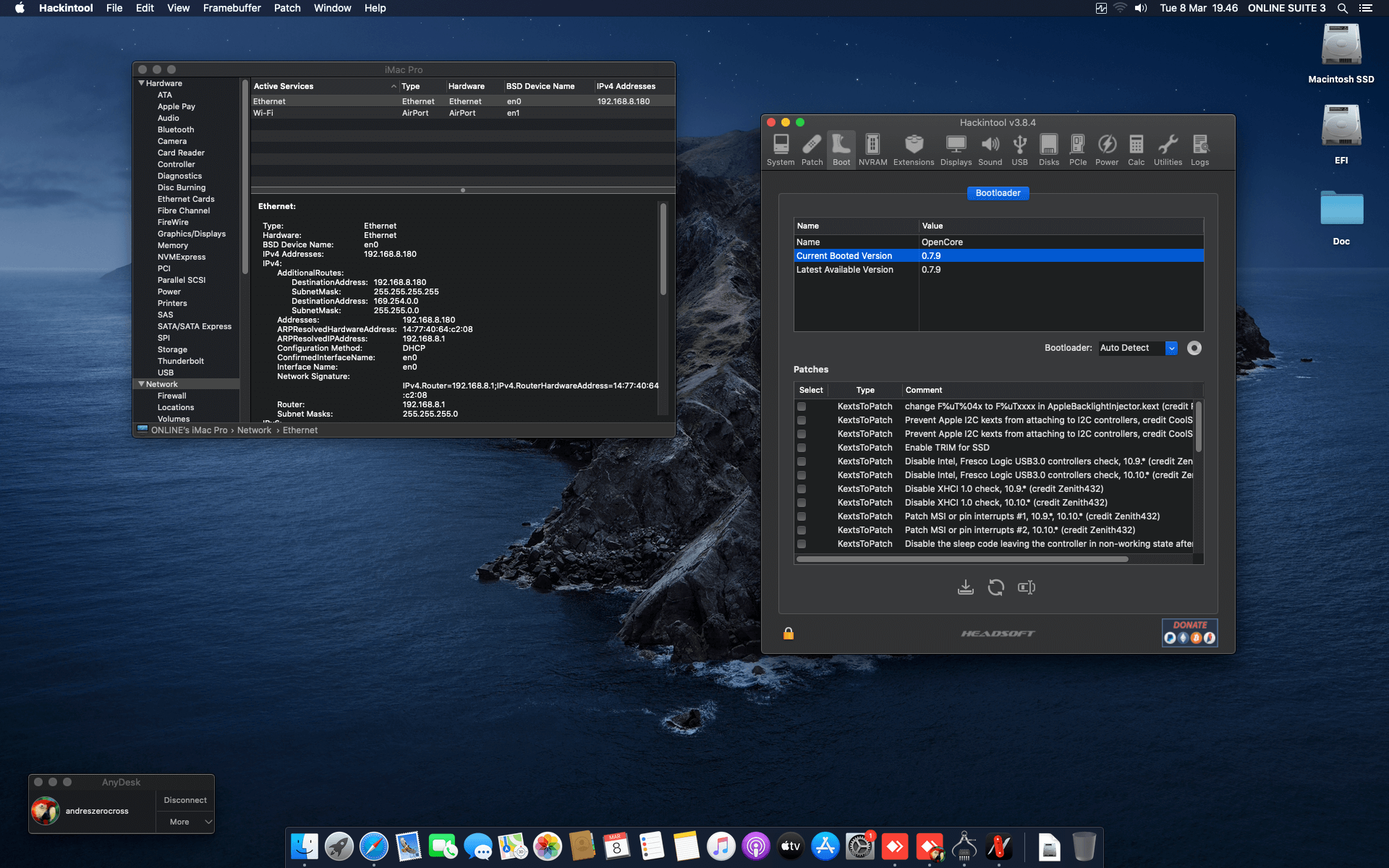 MSI Z590 PRO Wifi + Intel Core i9 11900F + Sapphire RX 580   OpenCore 8